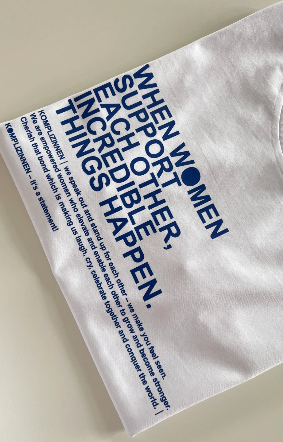 Shirt WOMEN white/ blue