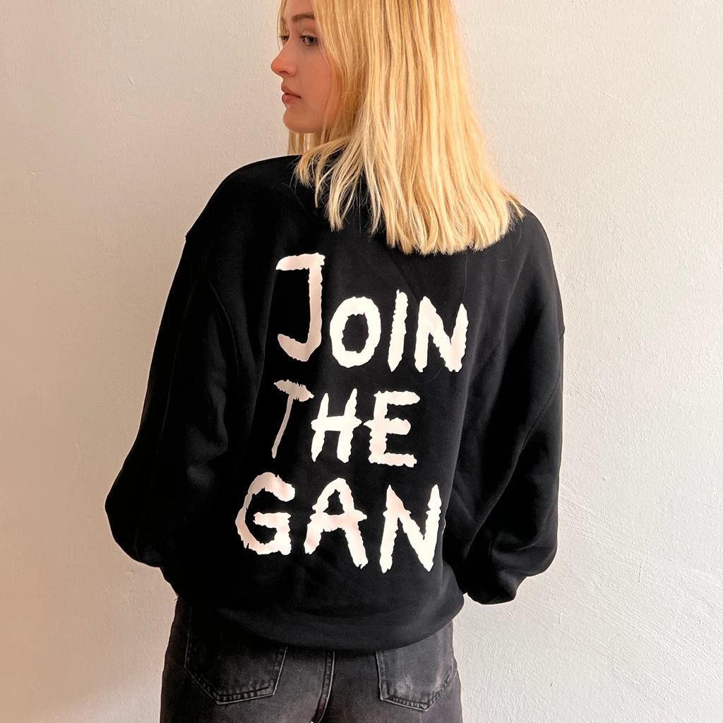 JOIN THE GANG Sweater schwarz