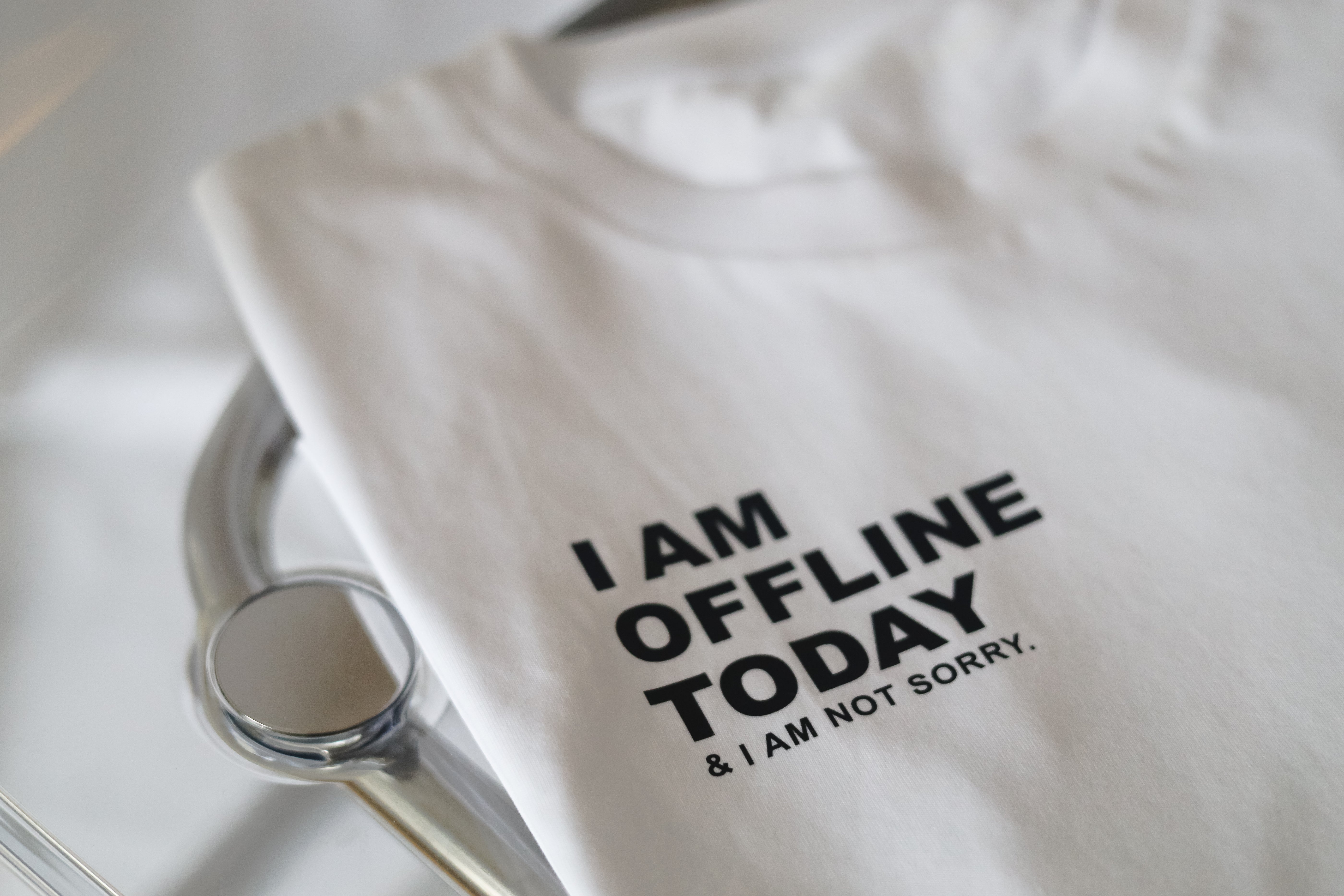 OFFLINE Shirt white/ black