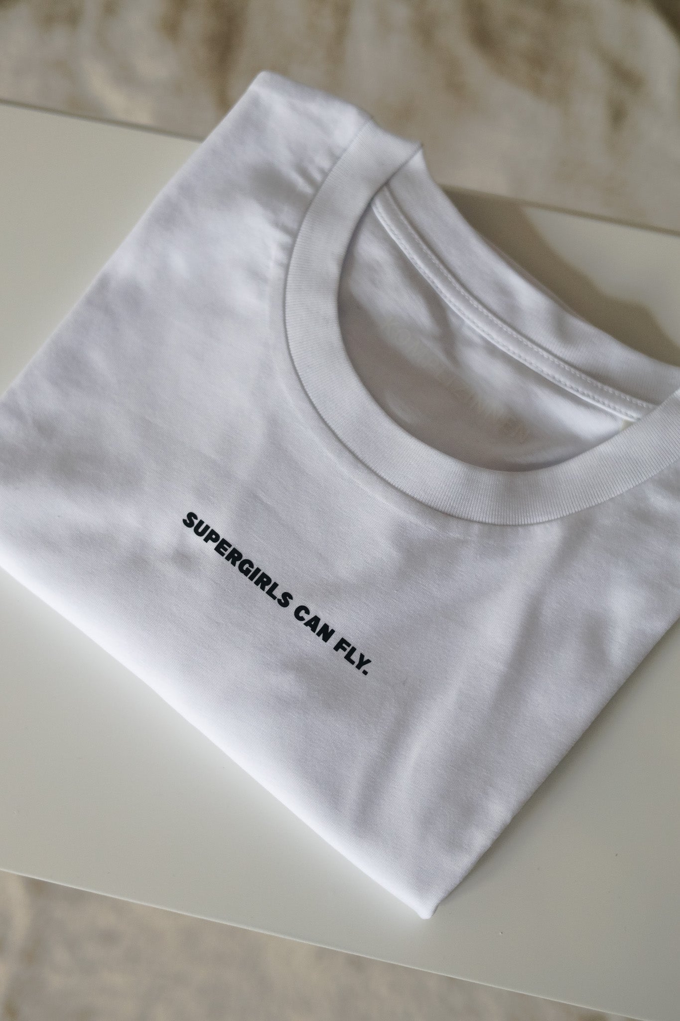 SUPERGIRLS can fly Shirt white