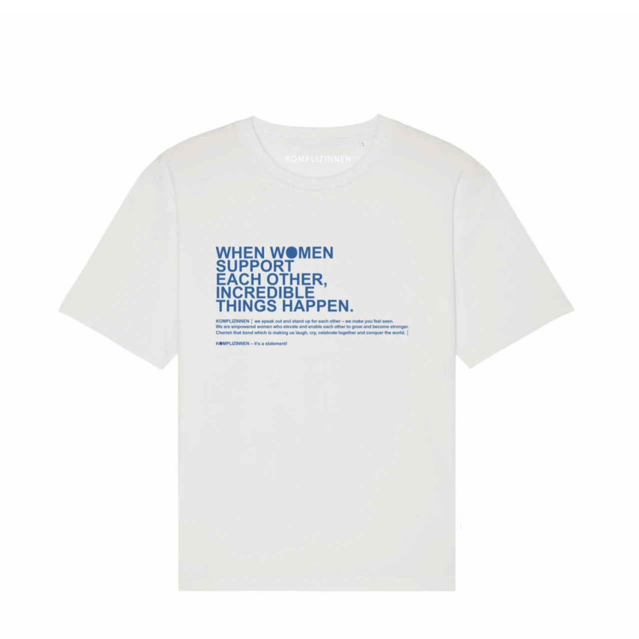 Shirt WOMEN white/ blue
