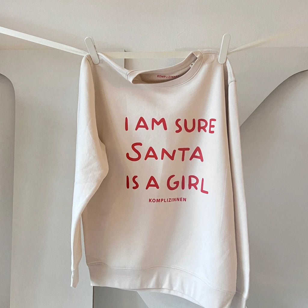 Sweater SANTA IS A GIRL