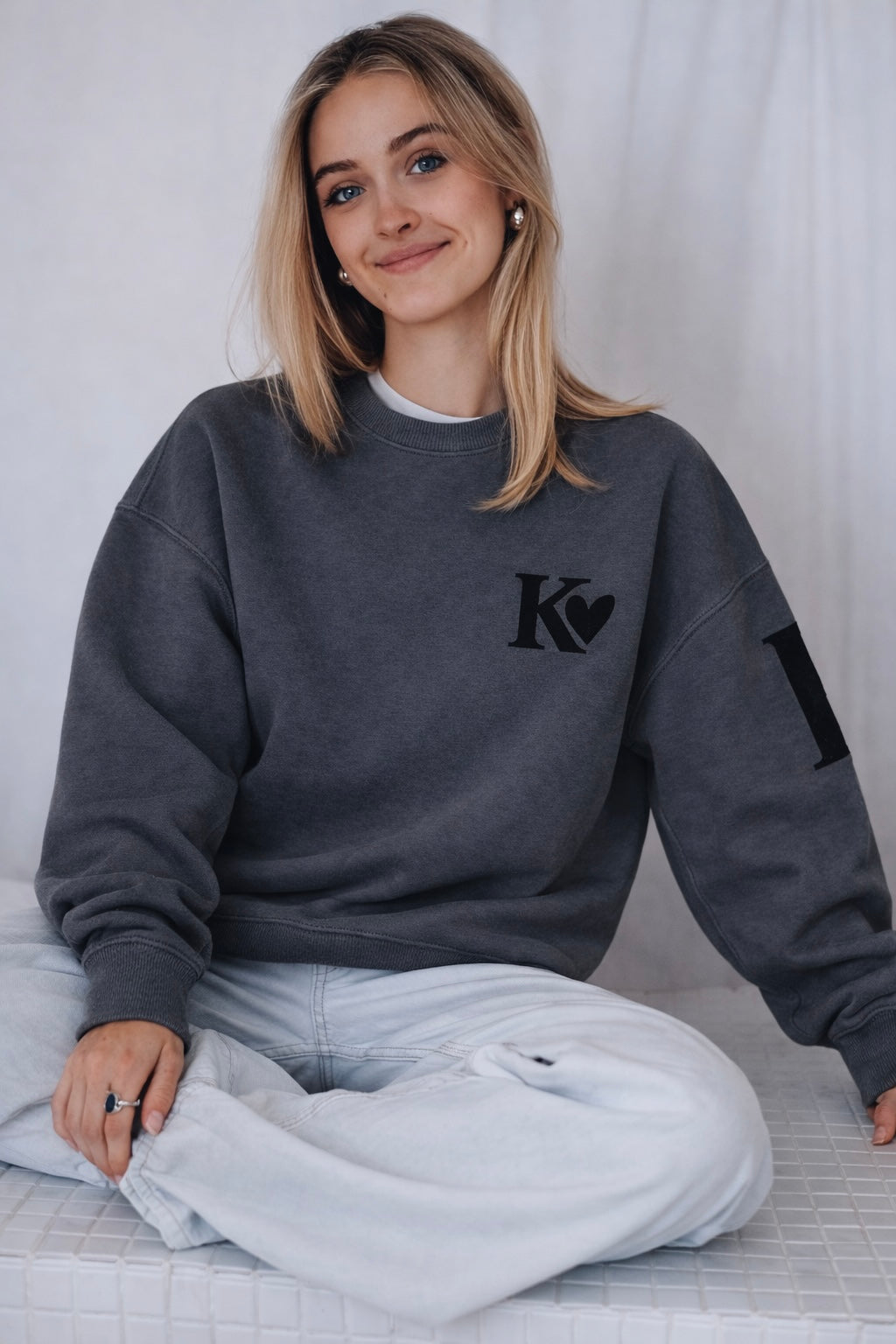KOMPLIZINNEN K-LOVE Sweater vintage black