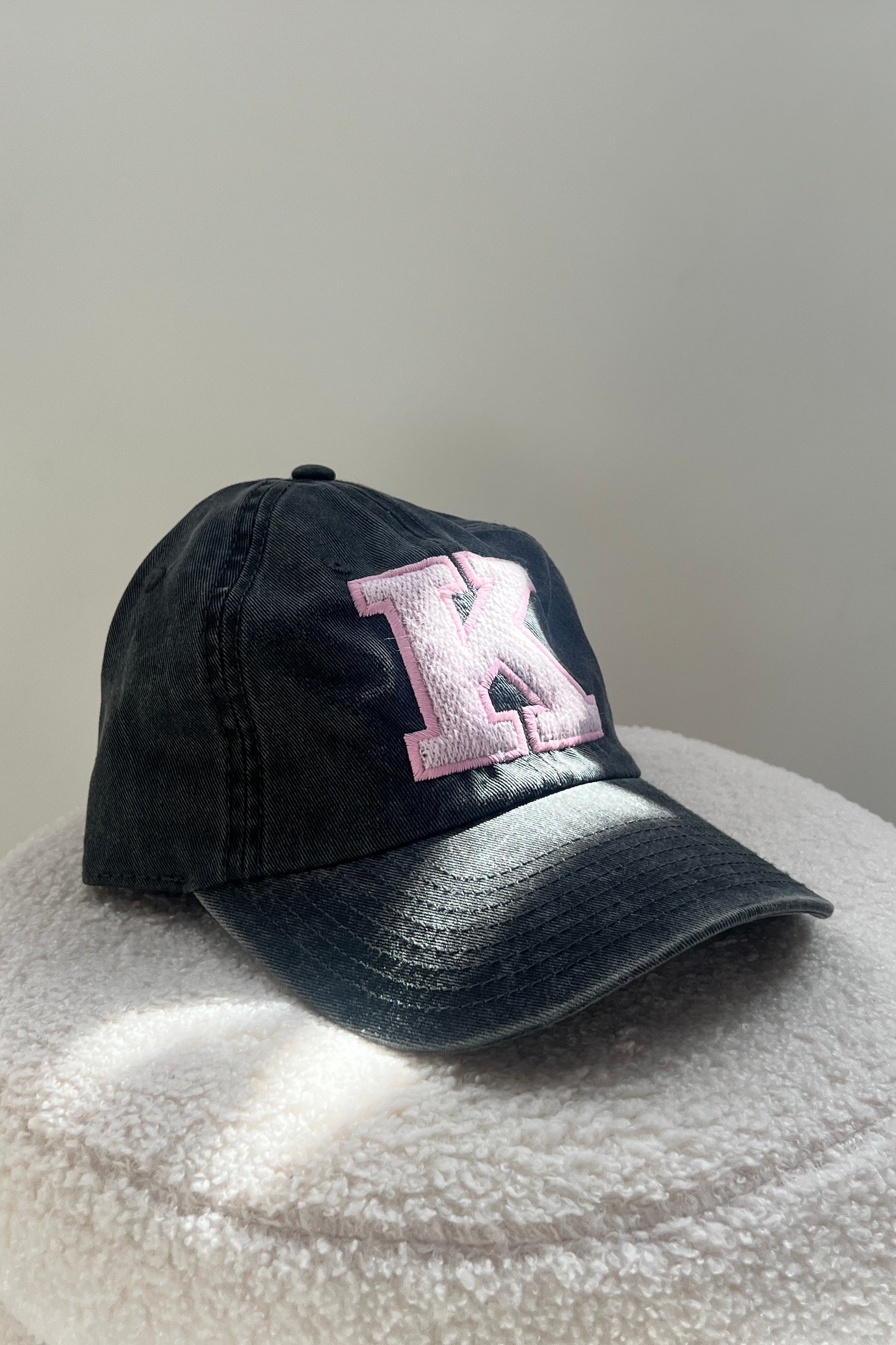CAP K vint. grey/ light pink