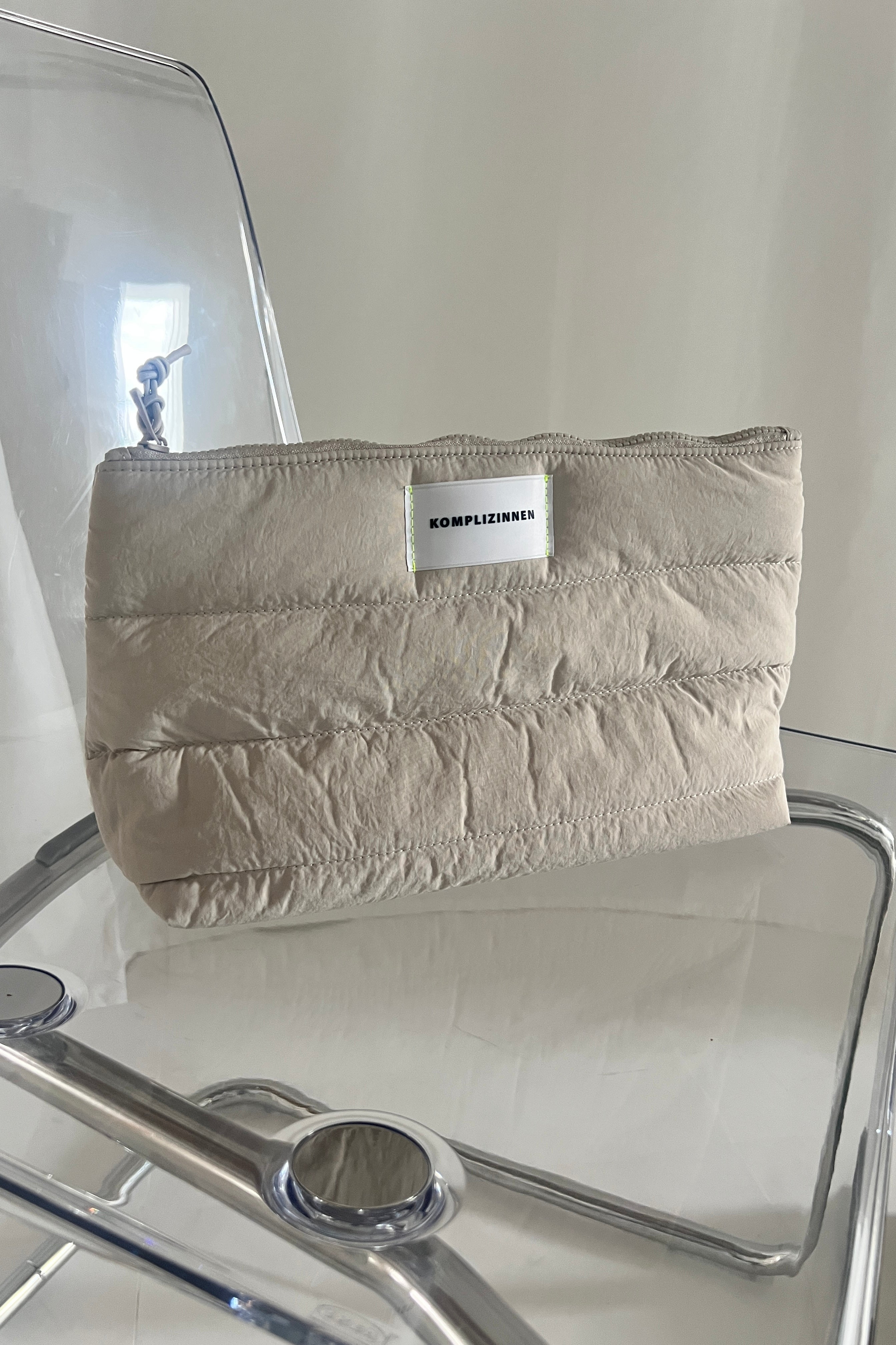 Cosmetic Pillow Bag KOMPLIZINNEN sand