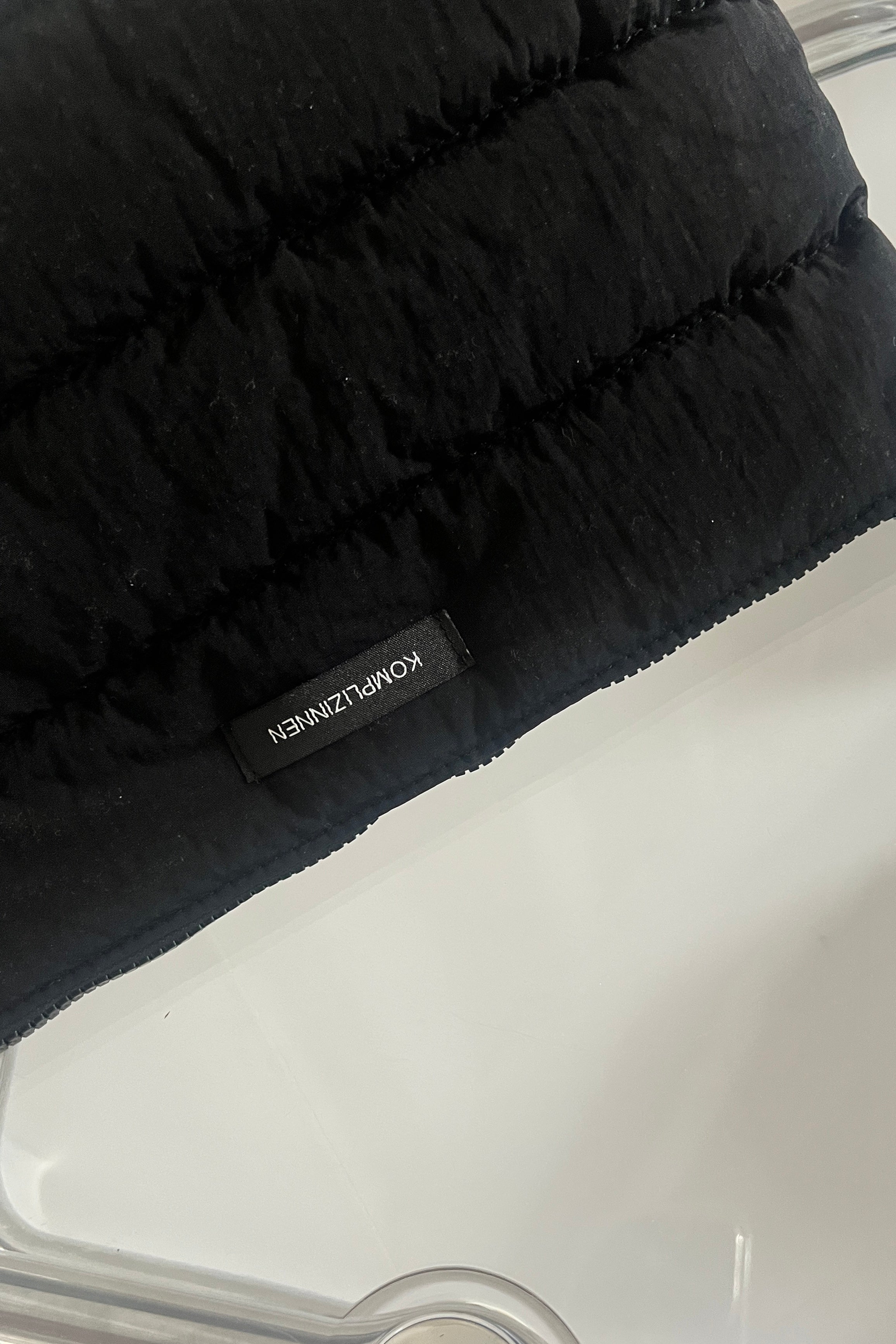 Cosmetic Pillow Bag KOMPLIZINNEN black