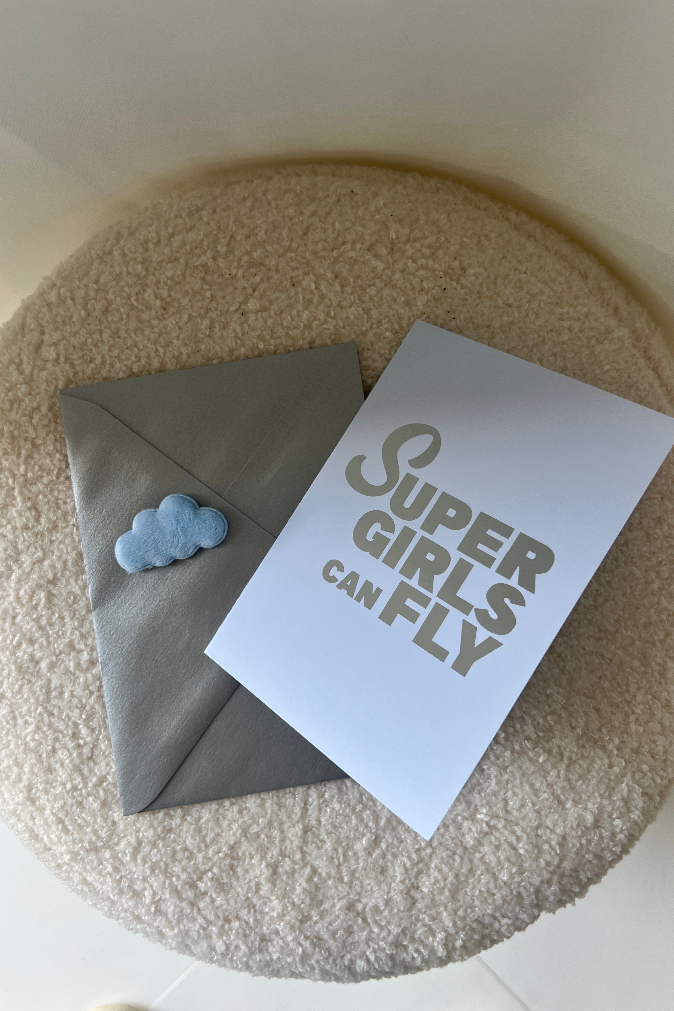 Karte SUPERGIRLS silber