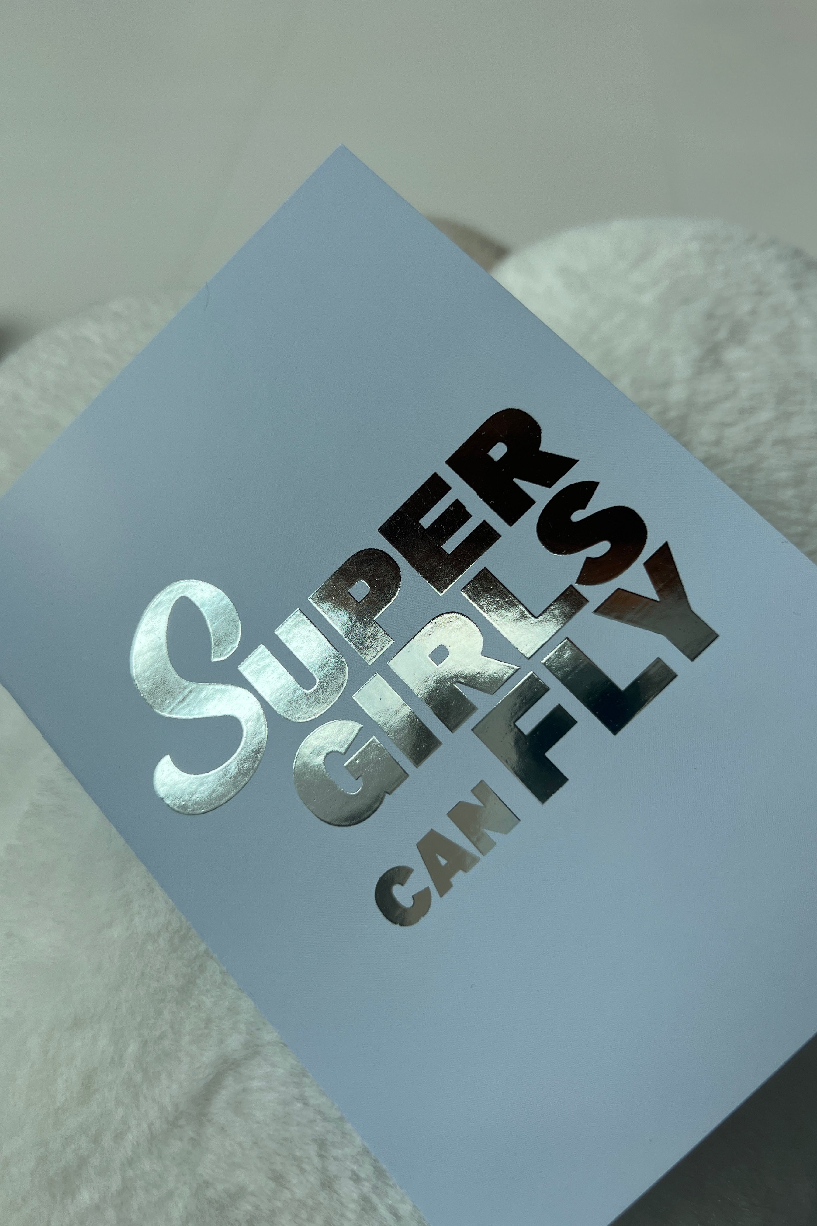 Karte SUPERGIRLS silber