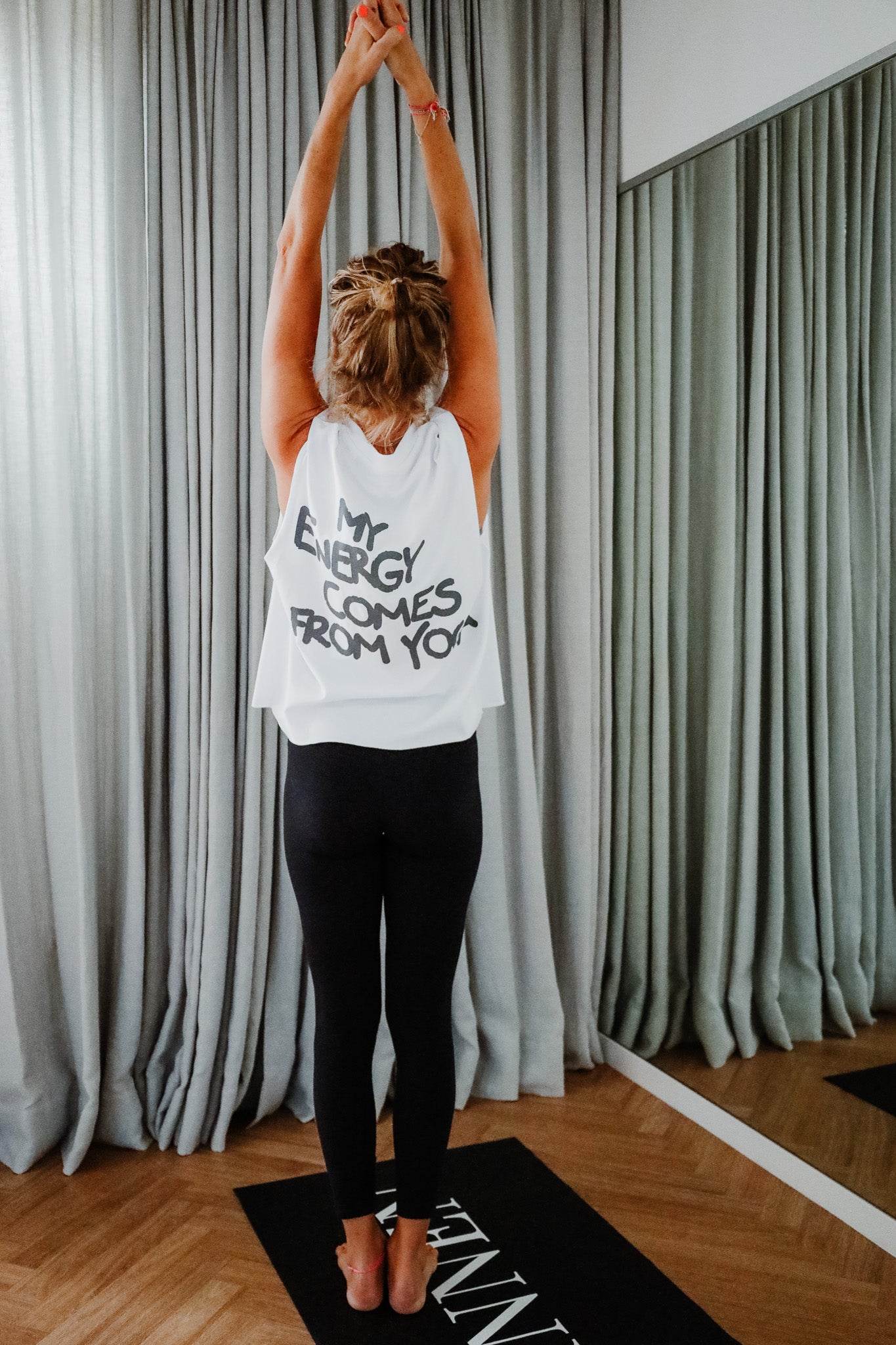 ENERGY YOGA Shirt Custom Cut/ onesize