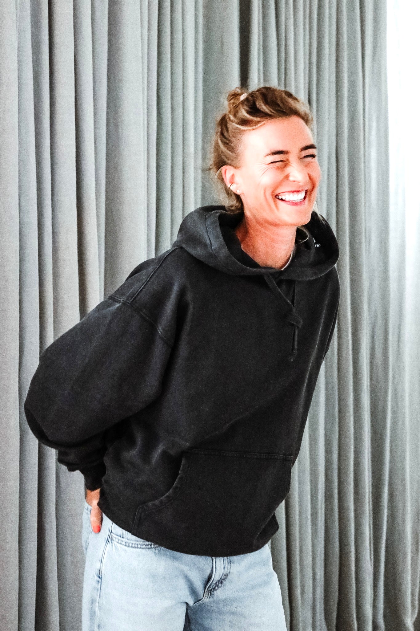 Hoodie ENERGY vintage black