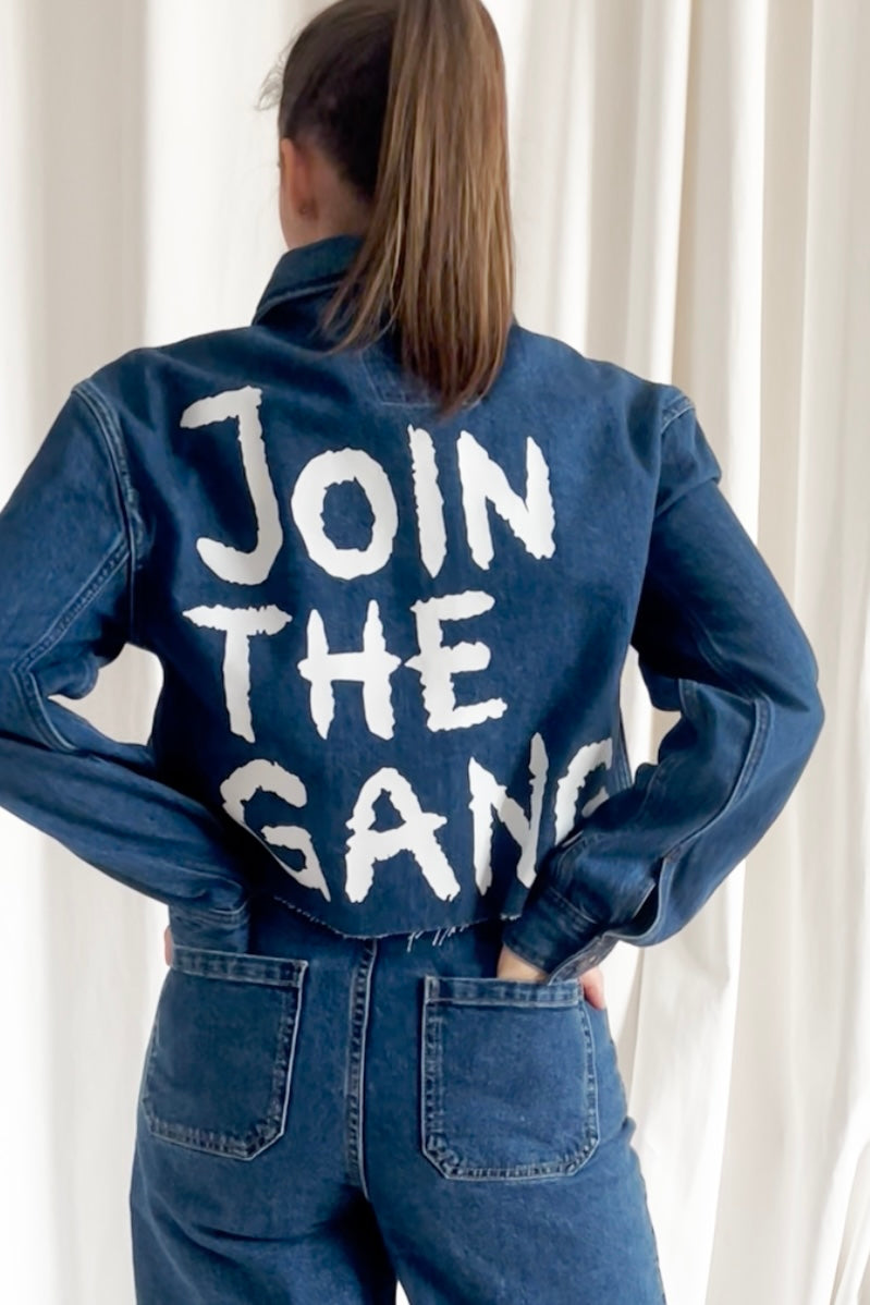 Jeans-Jacke JOIN THE GANG