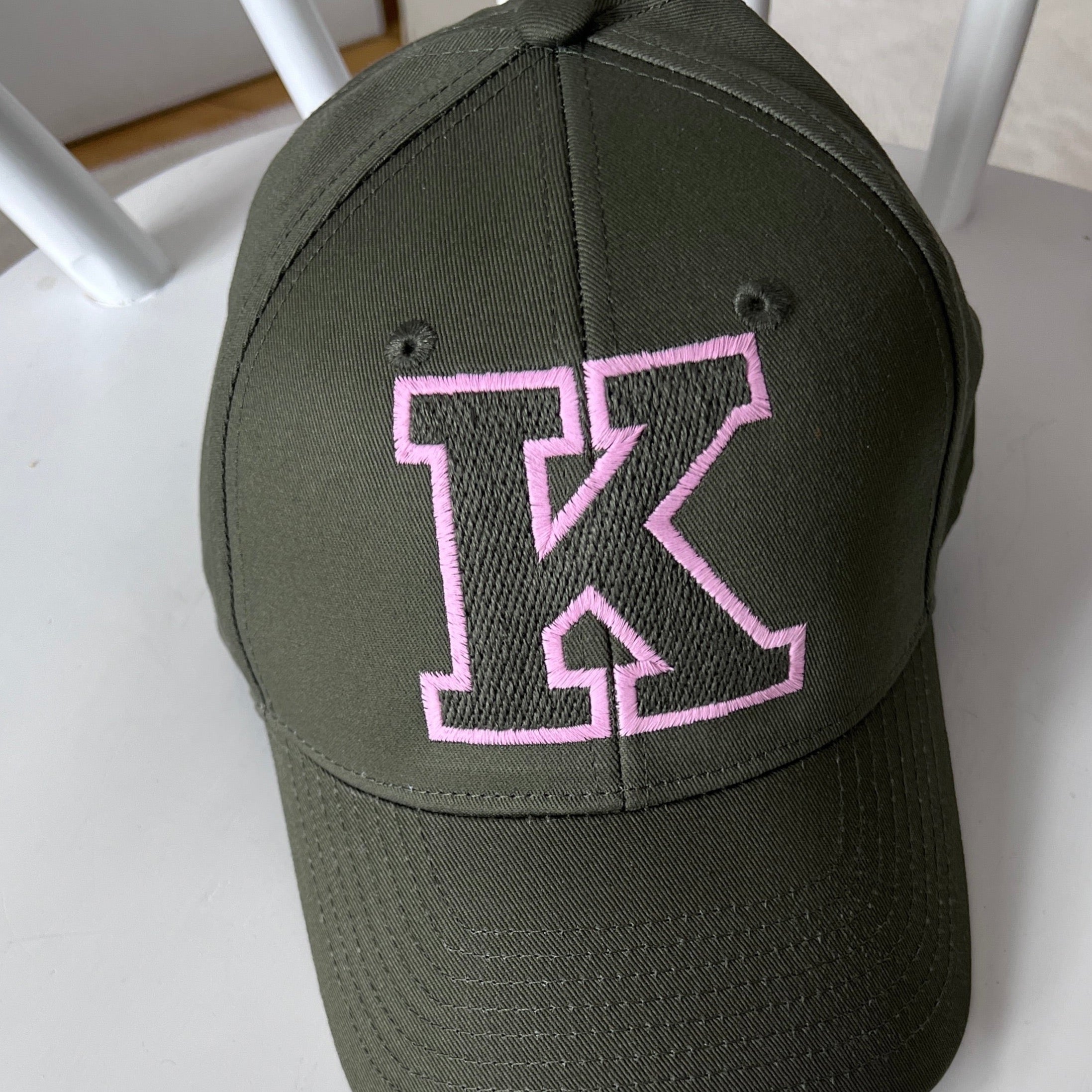 CAP K khaki/ rosa