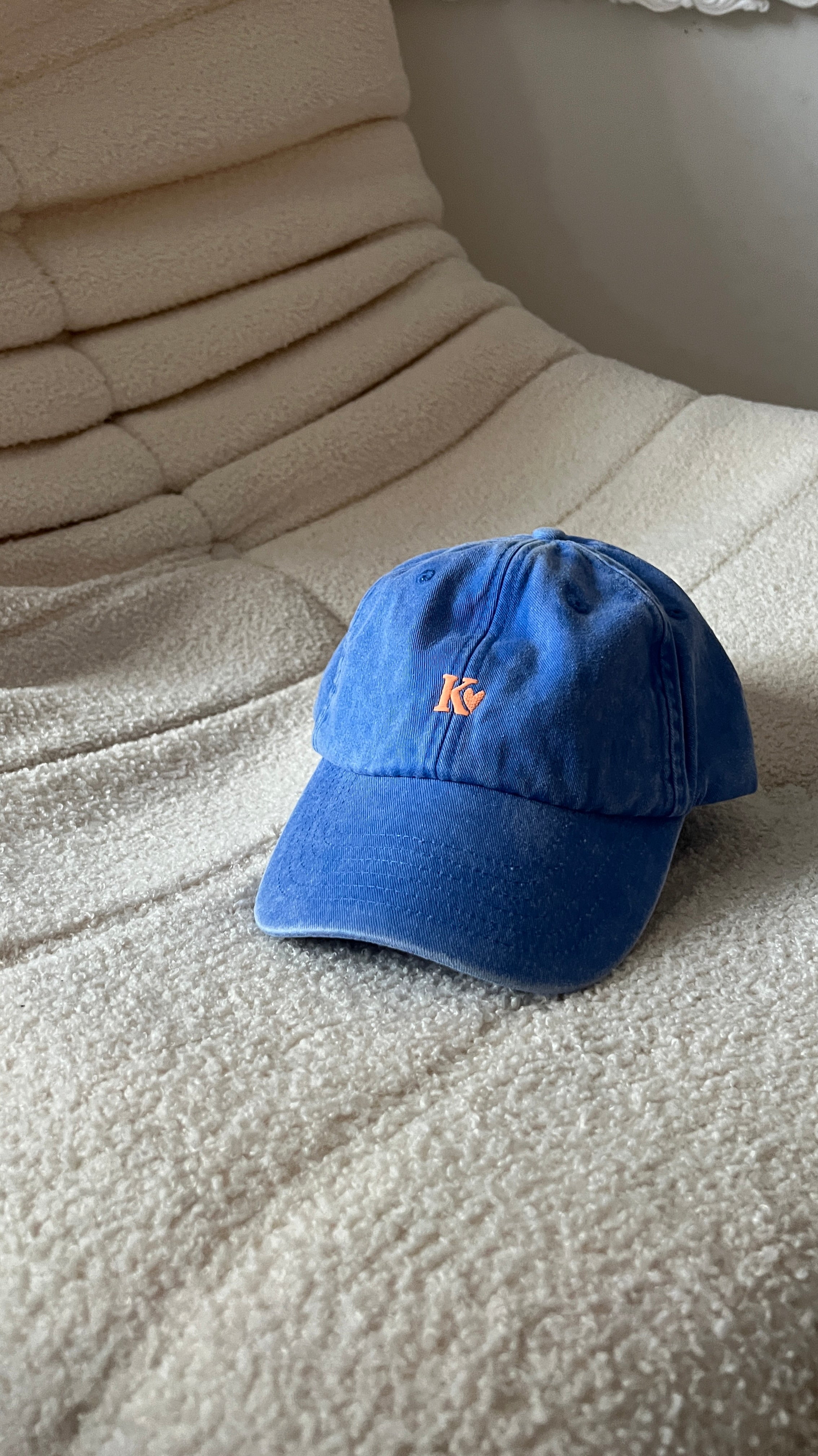 CAP K Love vintage blue/ peach