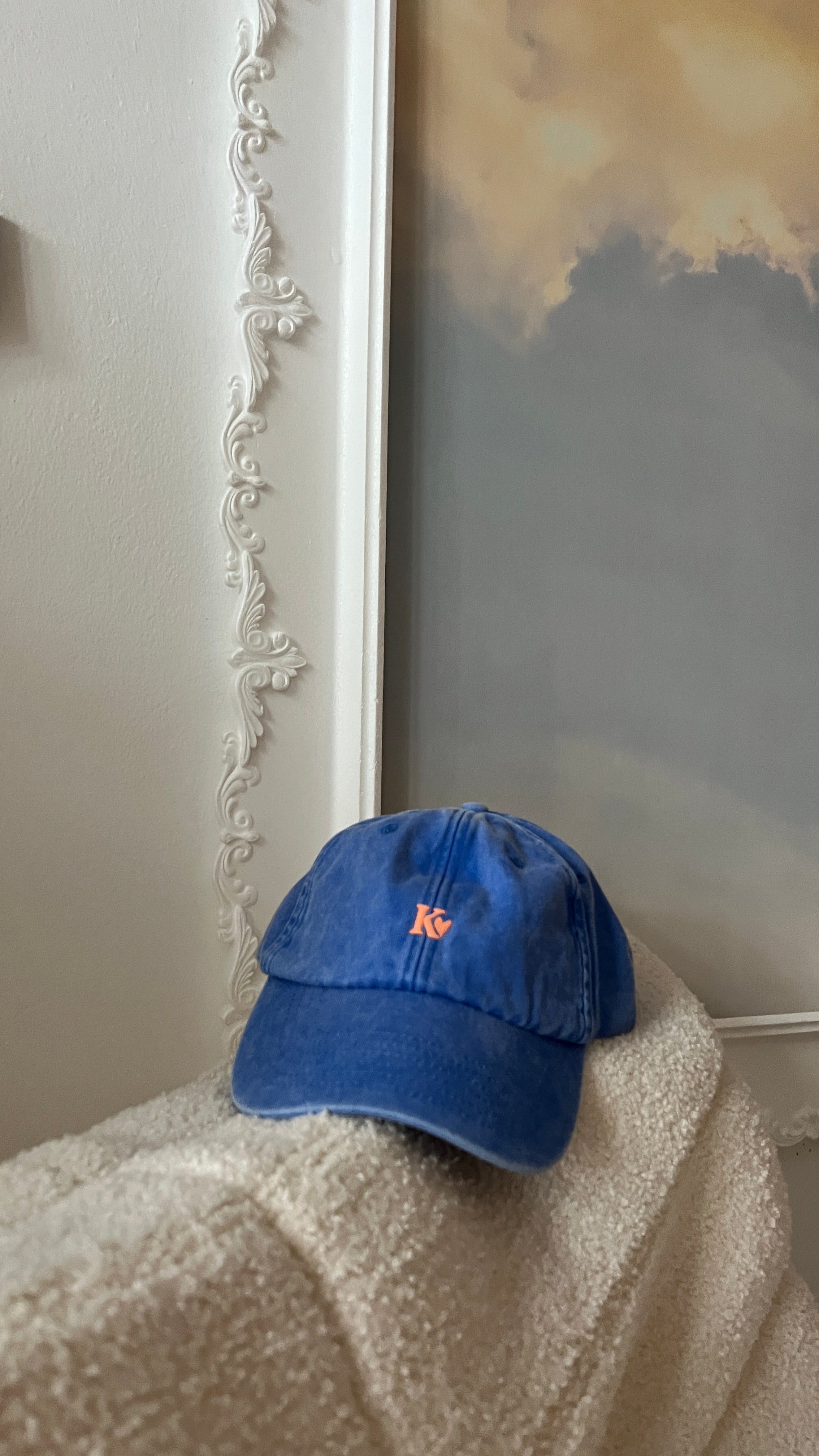 CAP K Love vintage blue/ peach