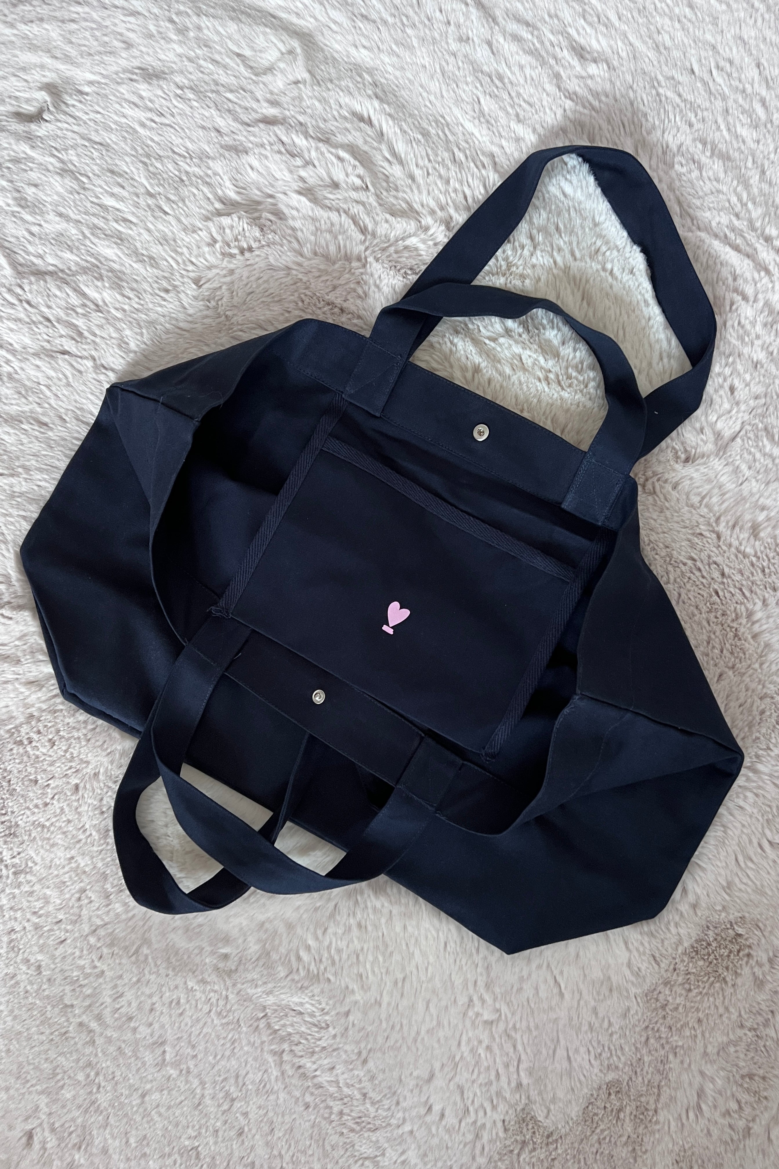 Shopper KOMPLIZINNEN navy/ rosé