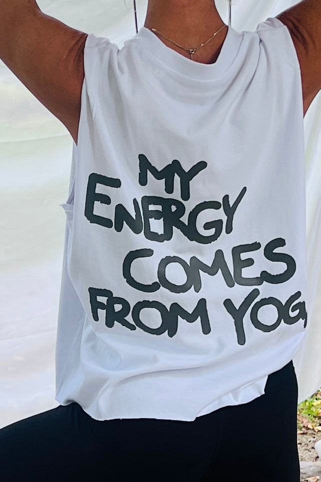 ENERGY YOGA Shirt Custom Cut/ onesize