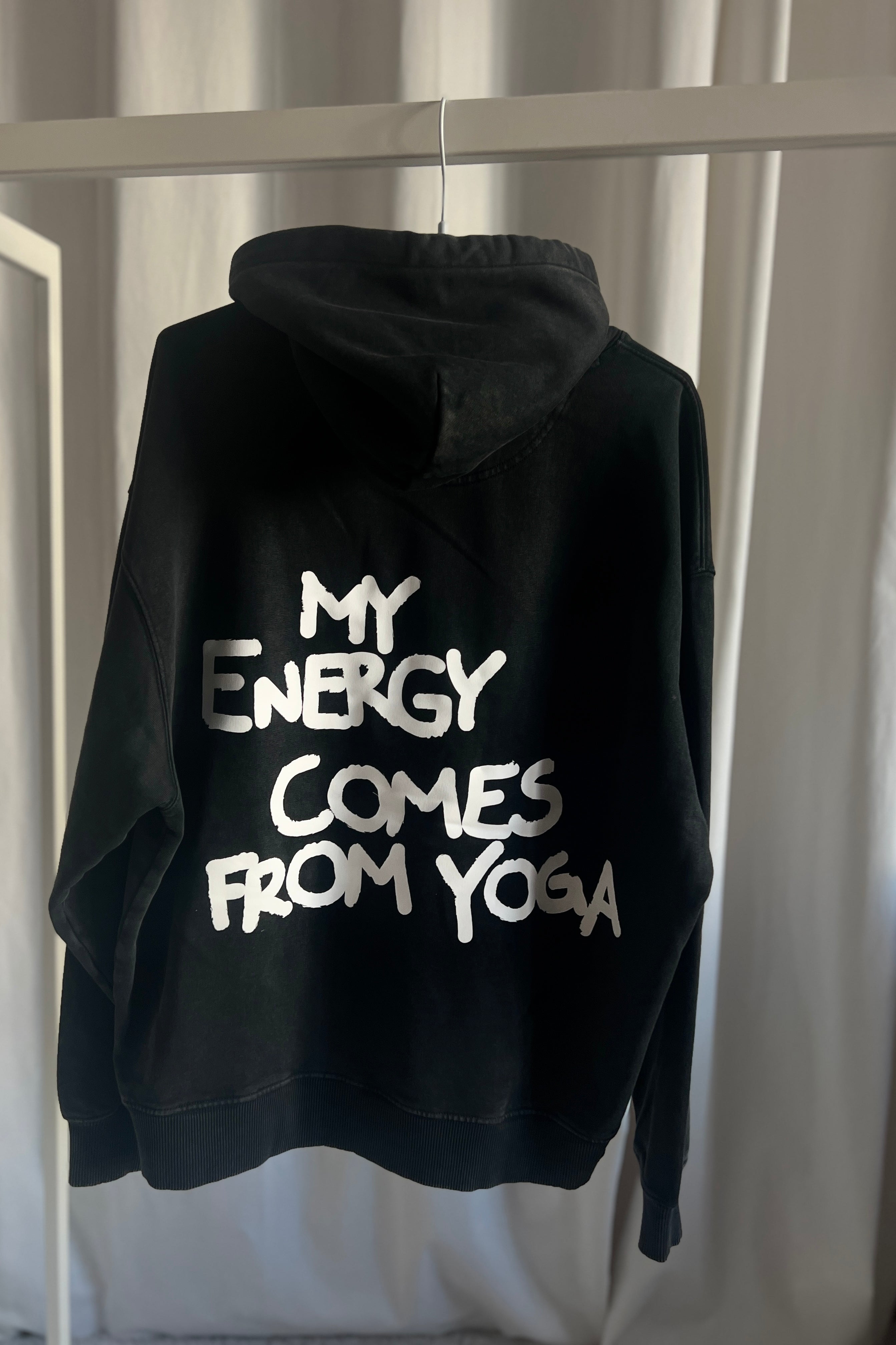 Hoodie ENERGY vintage black