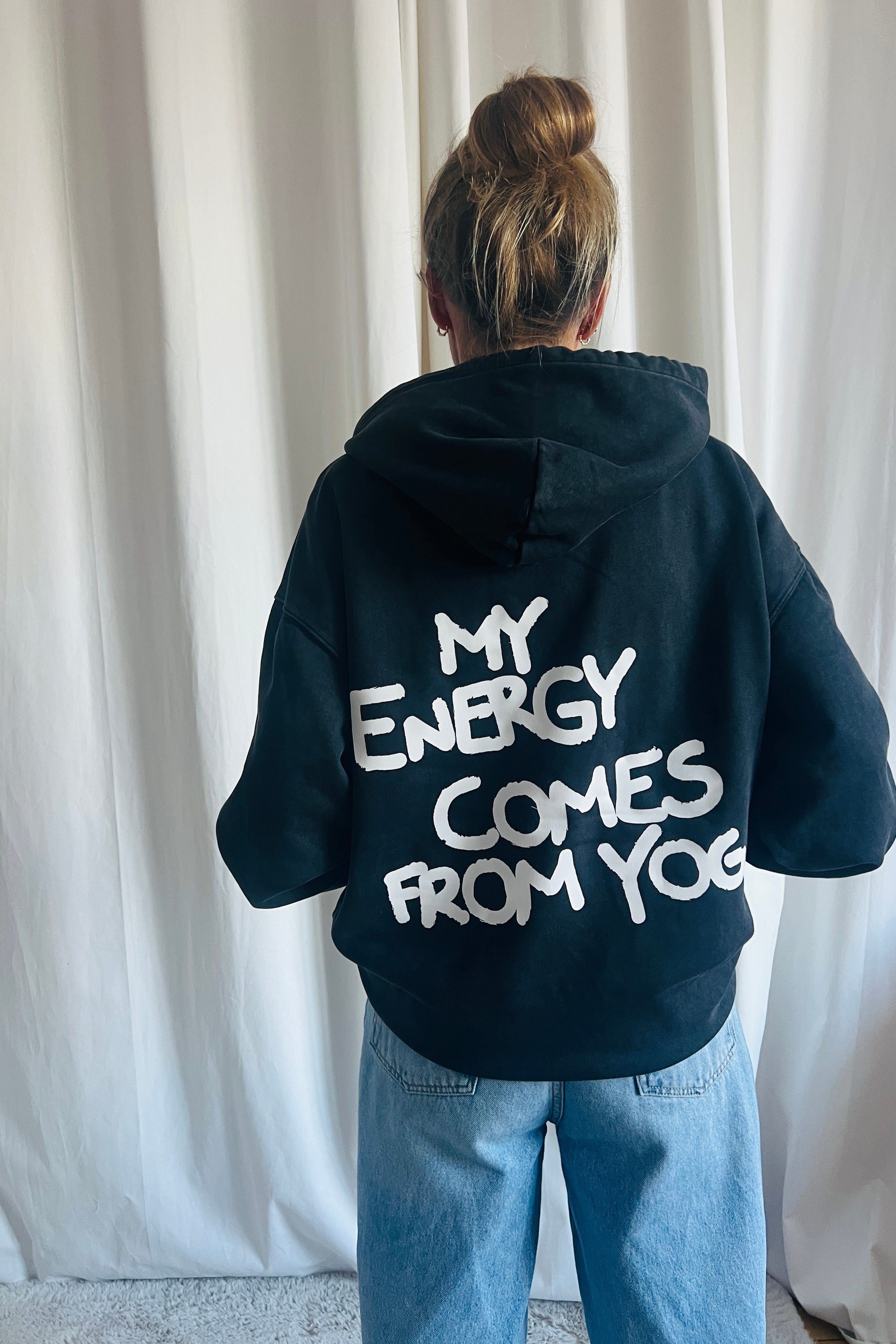 Hoodie ENERGY vintage black