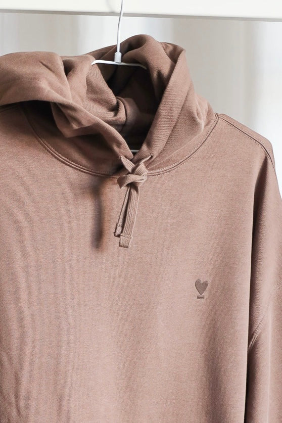 Hoodie WE LIFT LOVE brown