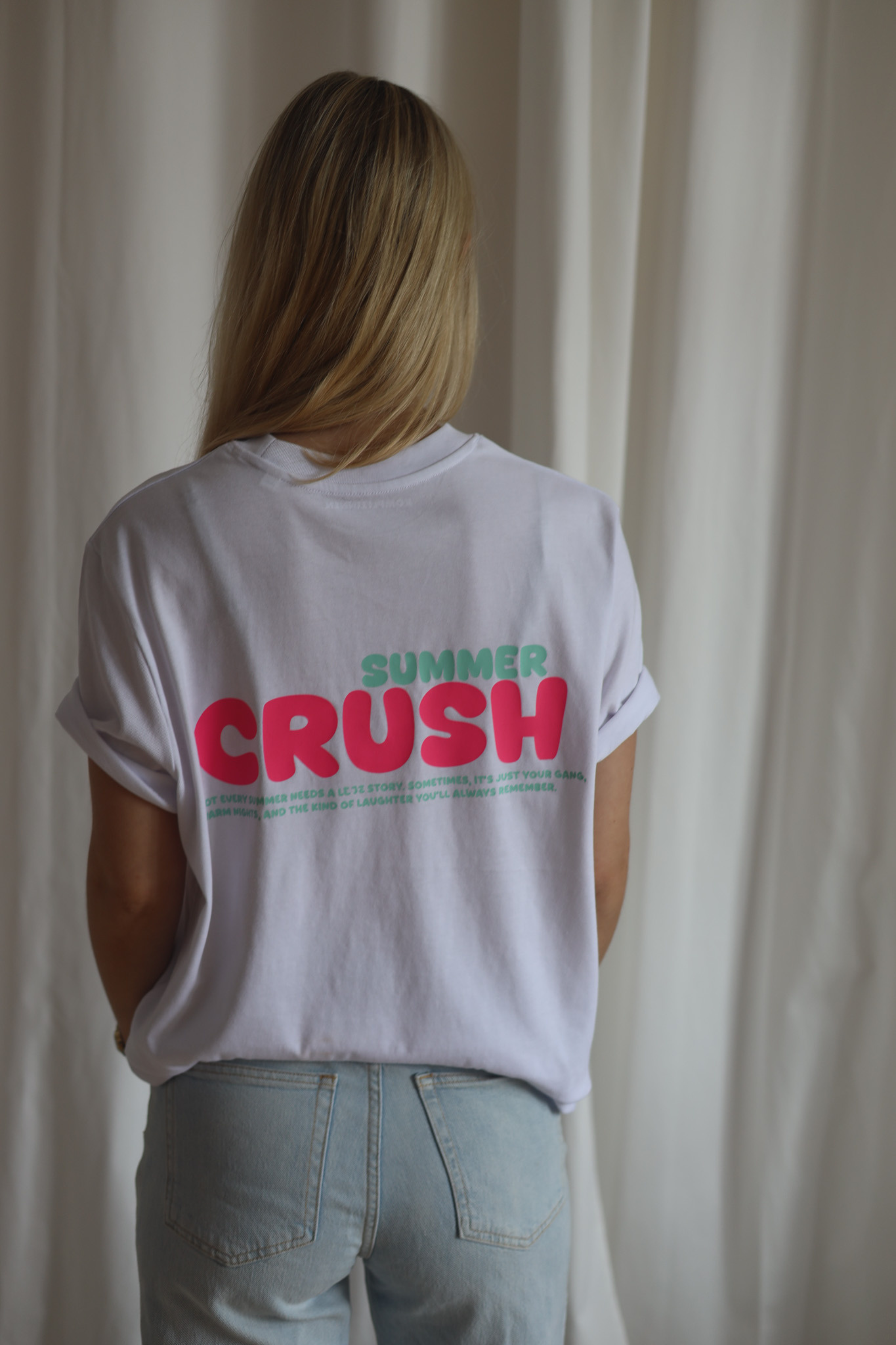 Shirt SUMMER CRUSH white/ pink