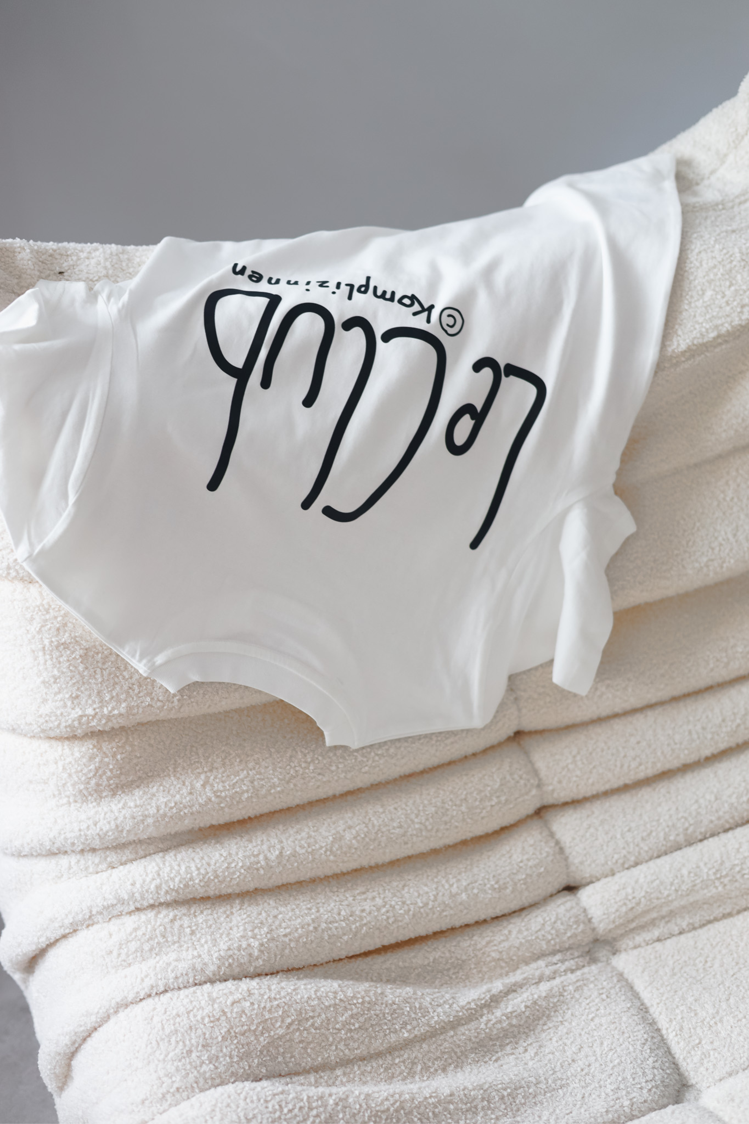 Shirt LE CLUB vintage white/ black