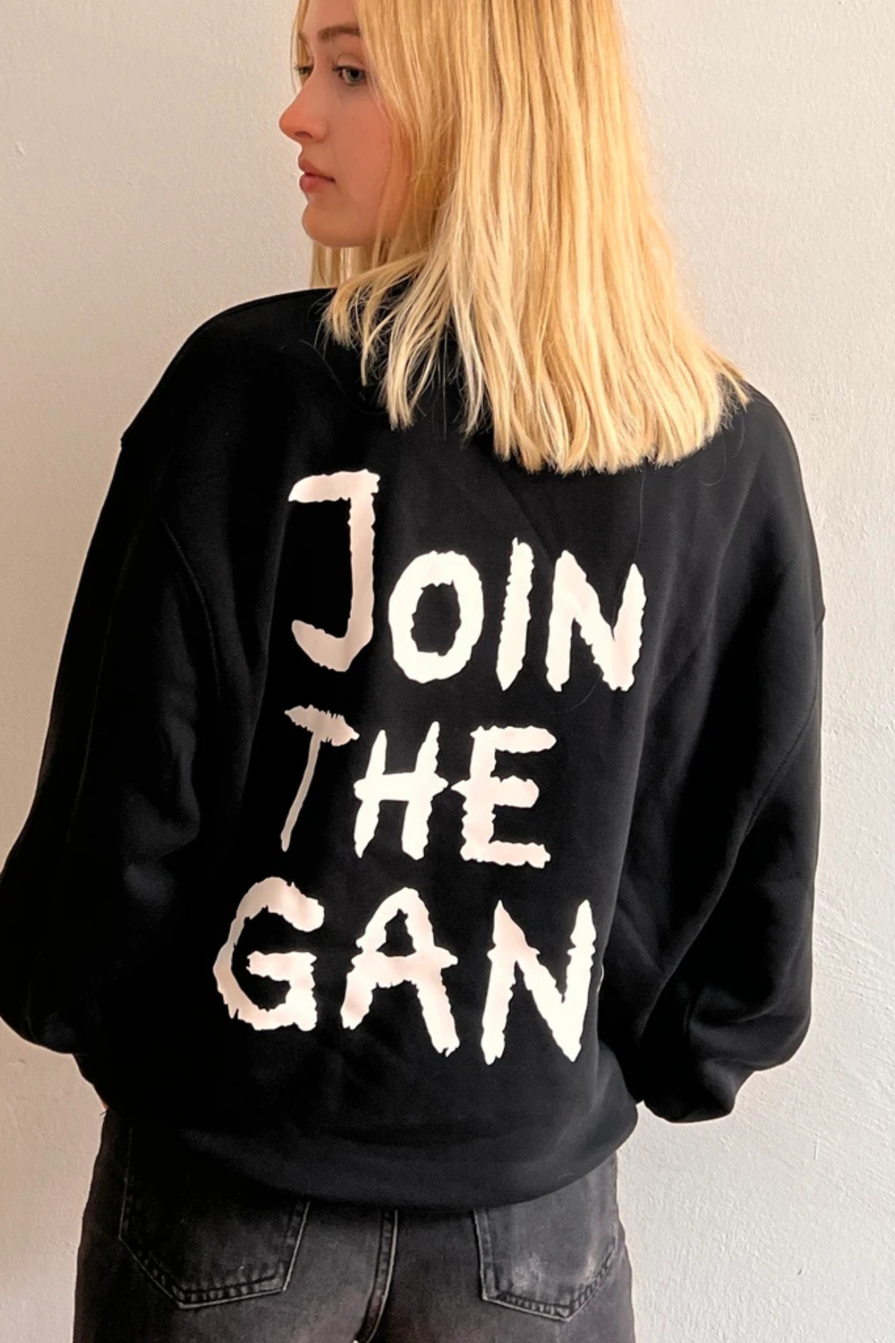 JOIN THE GANG Sweater schwarz