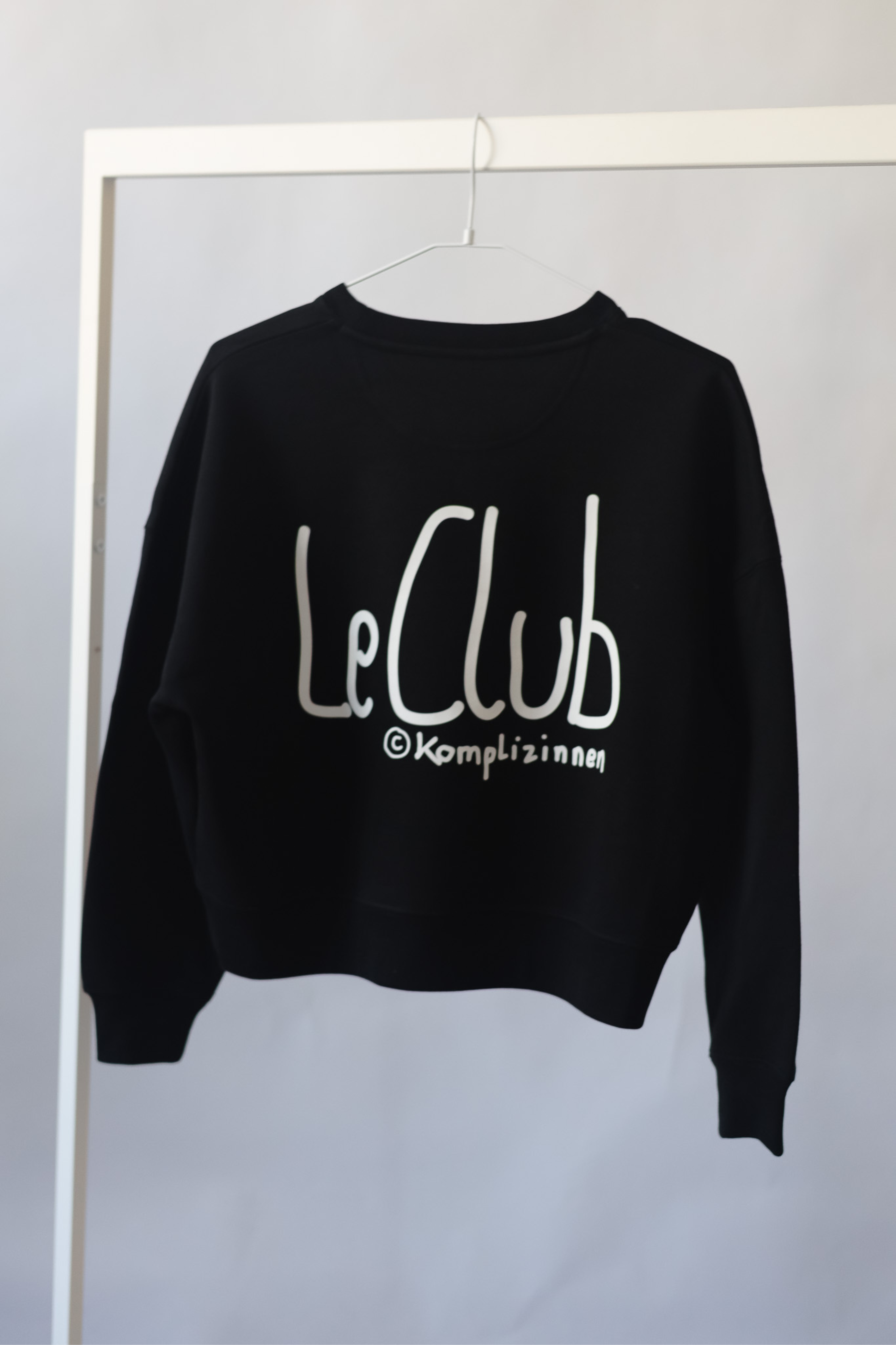 LE CLUB Sweater black/ white
