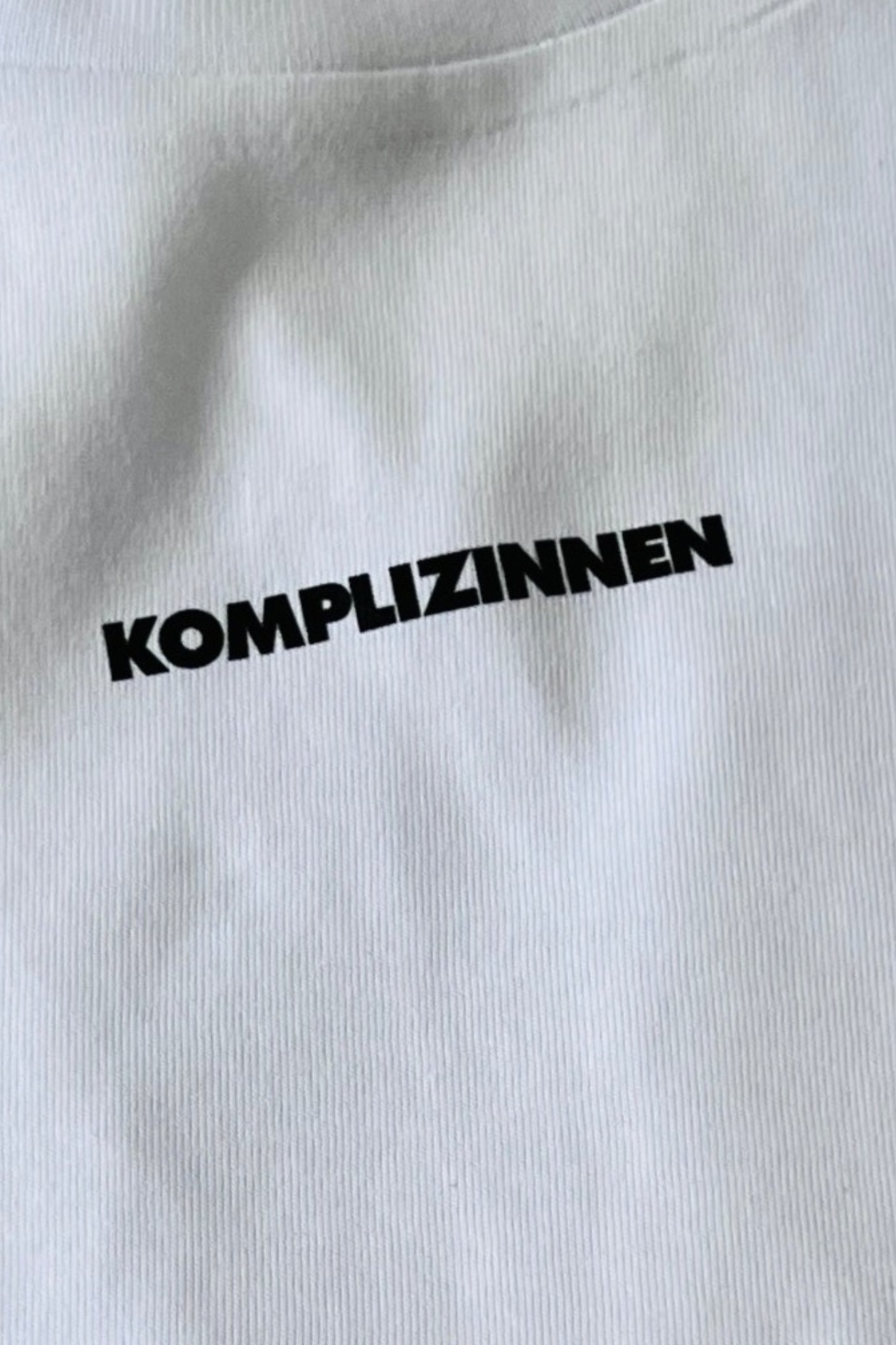 Shirt KOMPLIZINNEN Basic white/ black