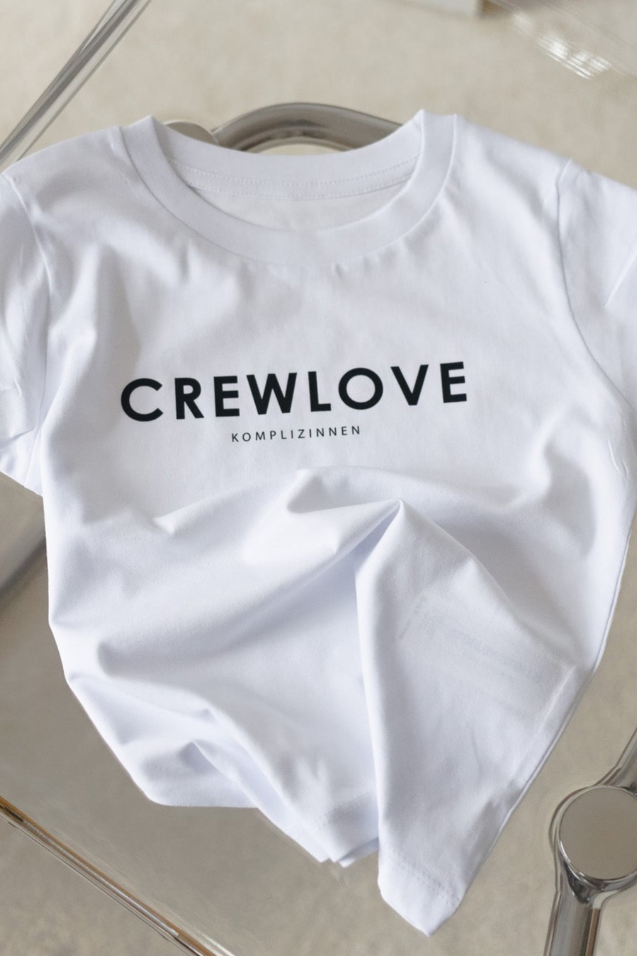 Kids Shirt CREWLOVE white/ black