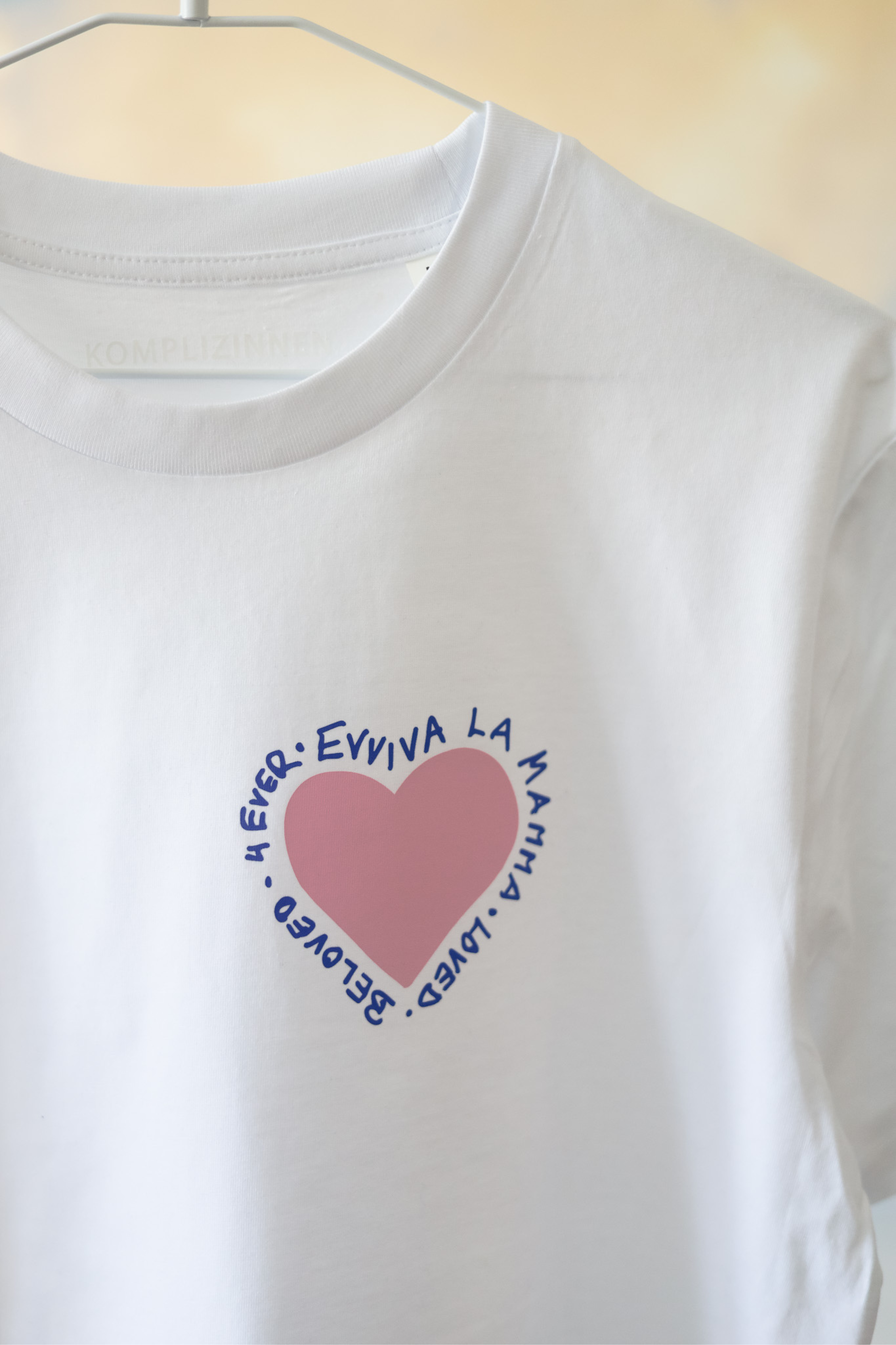 Kids Shirt EVVIVA LA MAMMA white