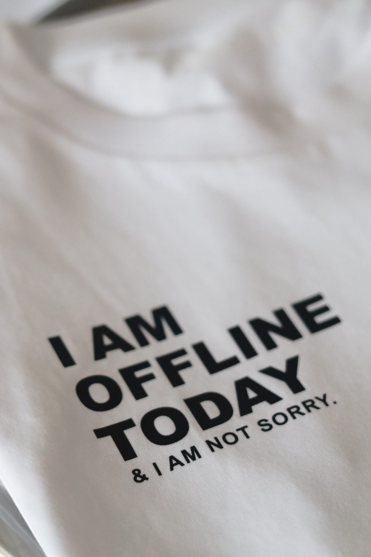 Shirt OFFLINE white/ black