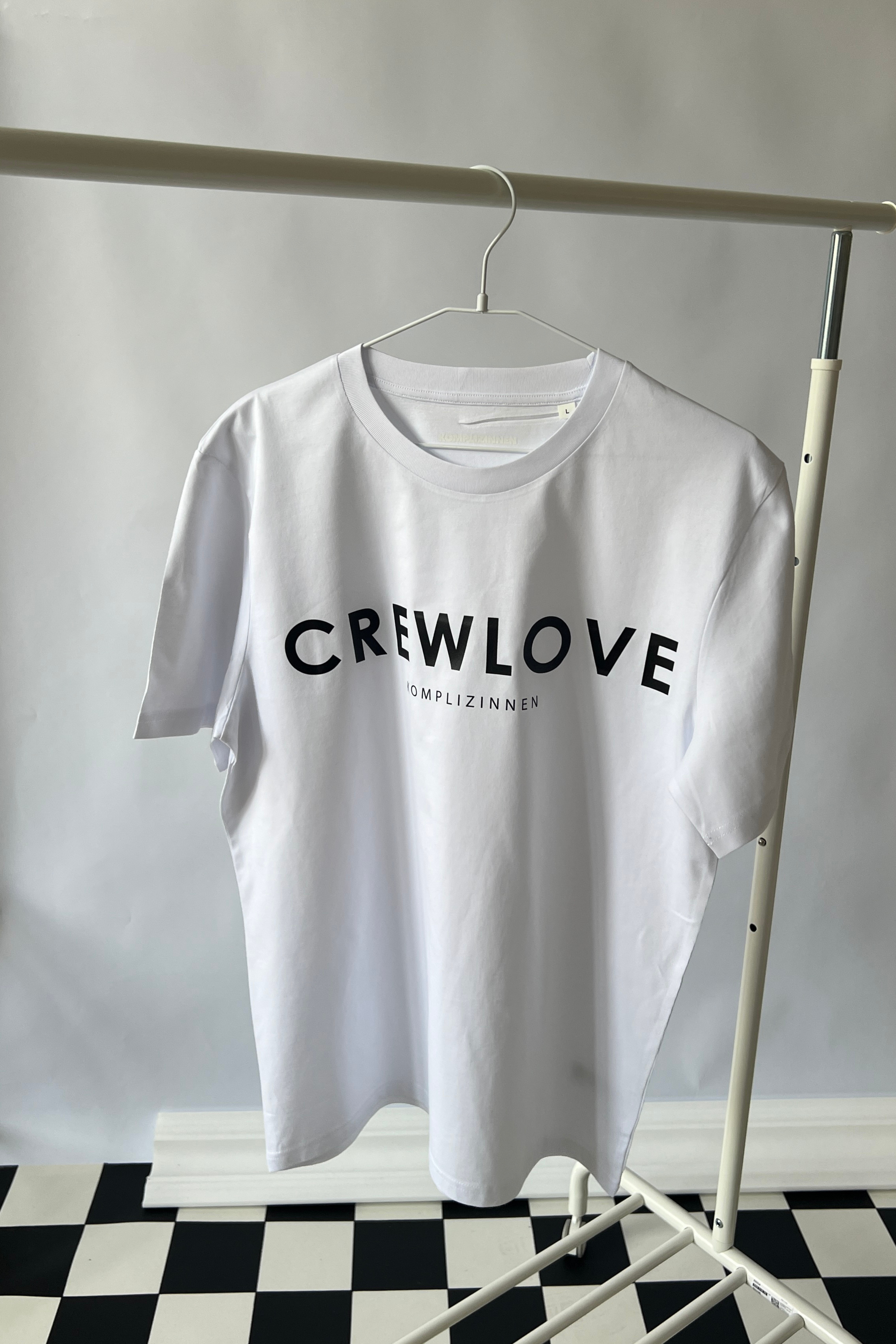 Shirt CREWLOVE white/ black