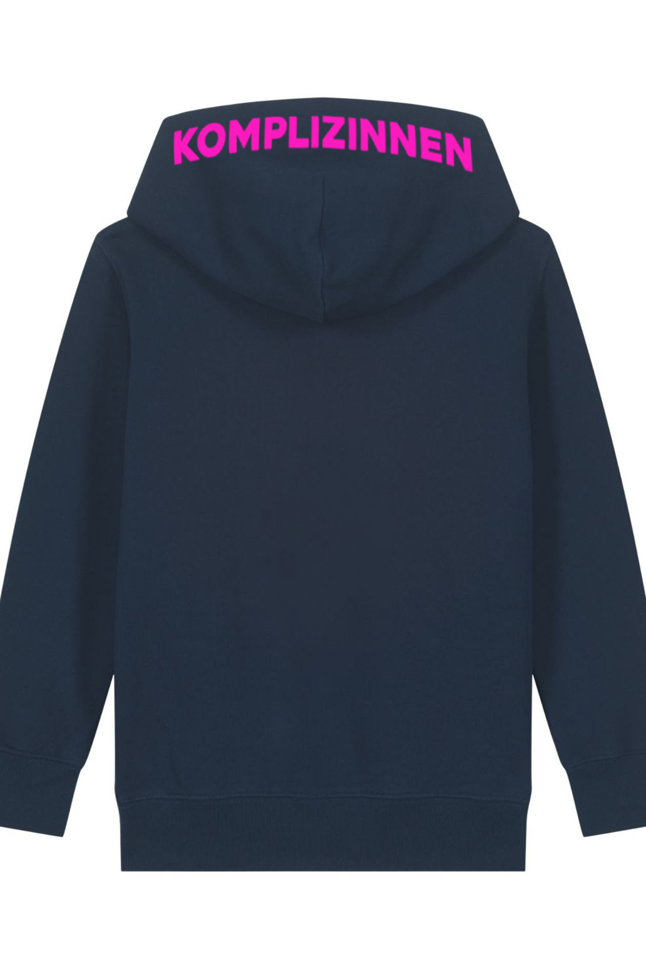Kids Hoodie SMILEY navy/ neon-pink