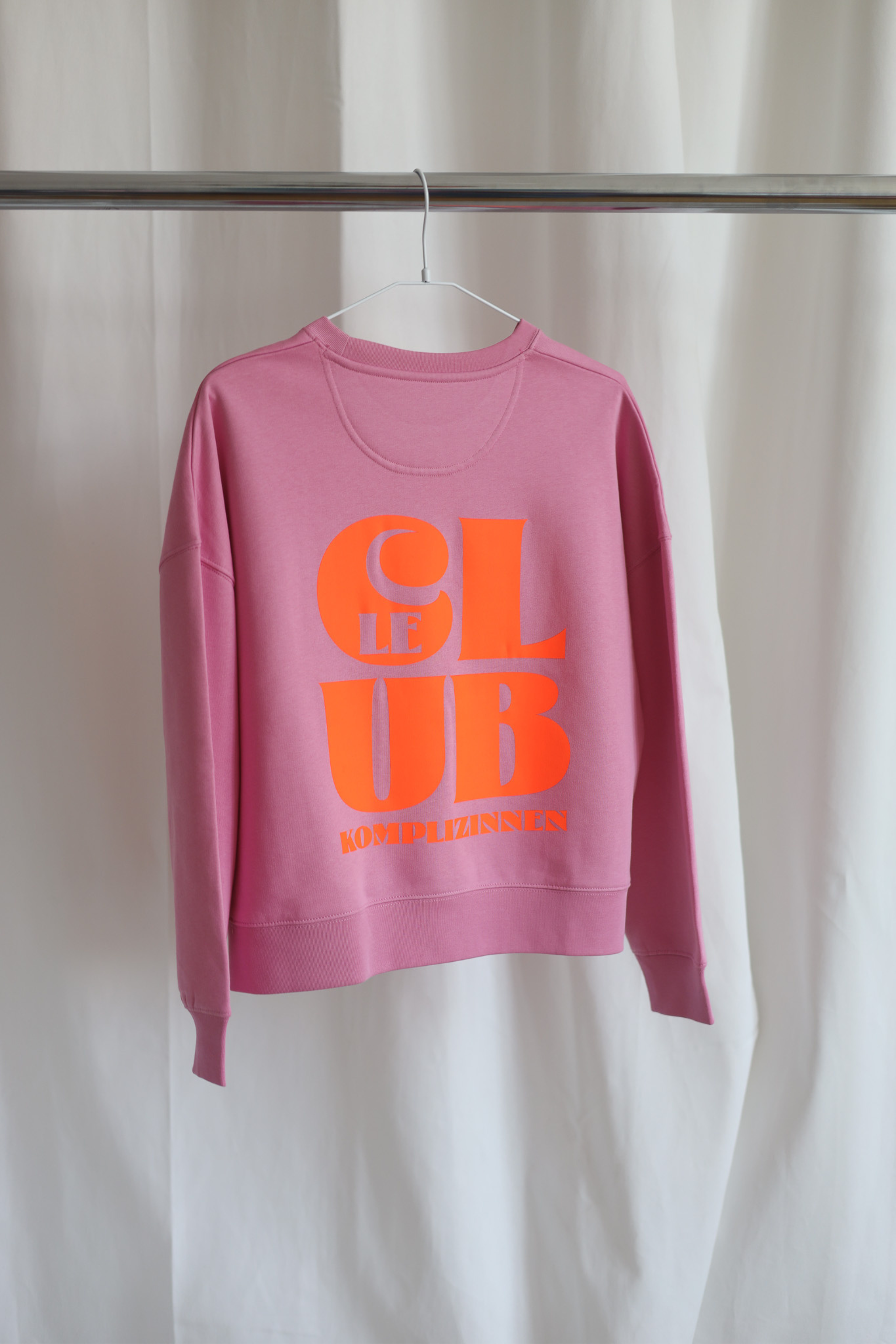 LE CLUB Sweater pink/ neon orange