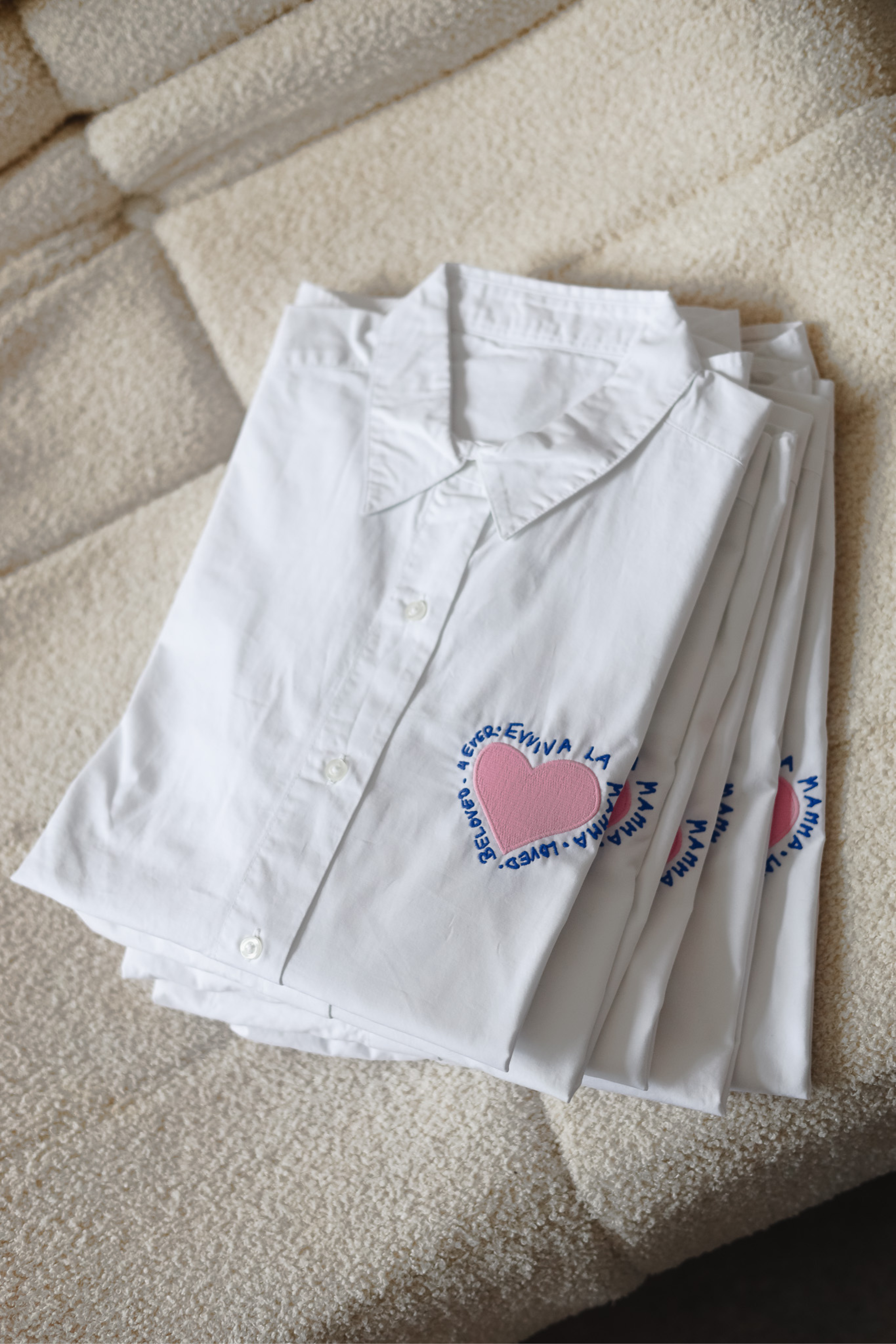 EVVIVA LA MAMMA Hemd/ Bluse white