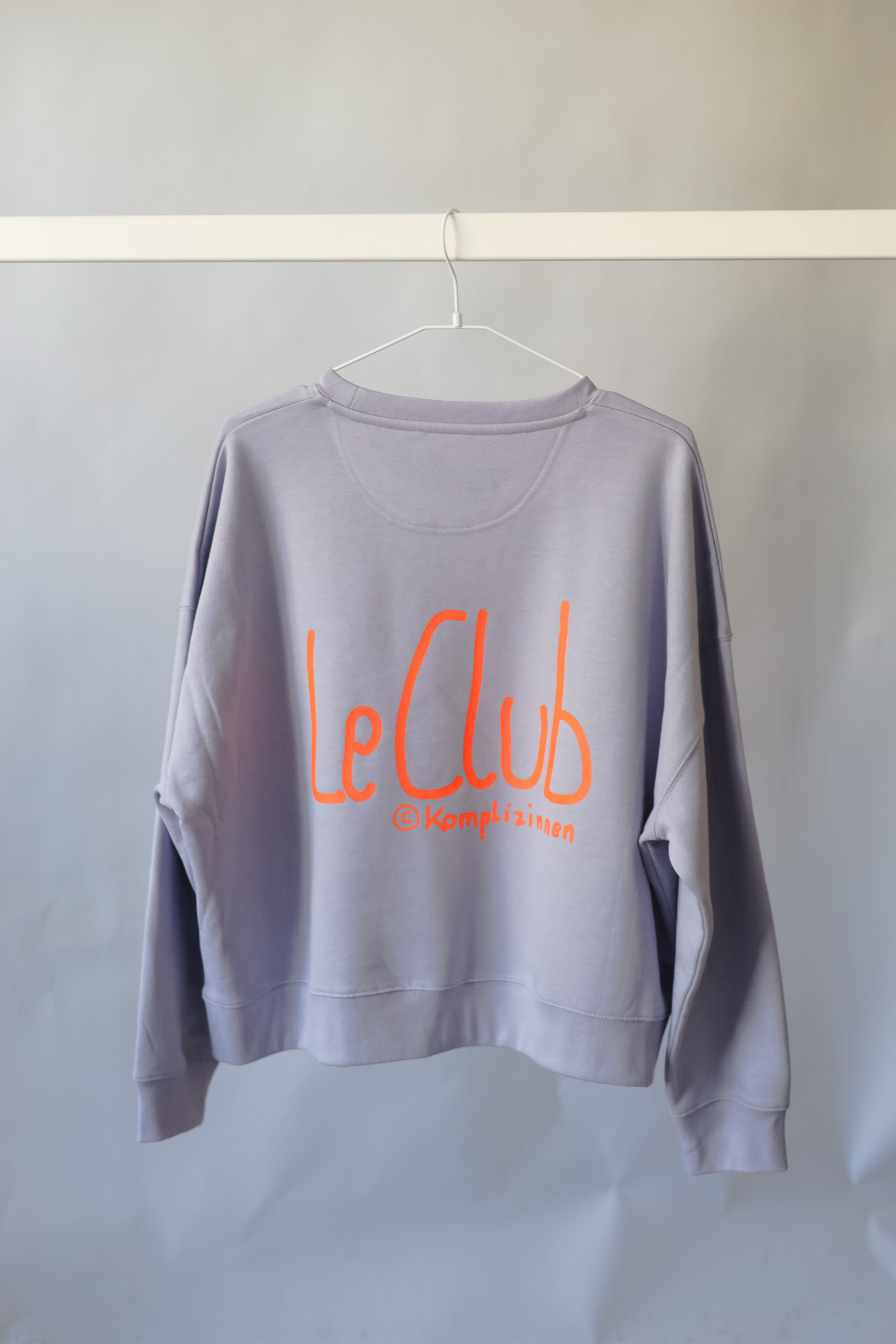 LE CLUB Sweater lilac/ neon orange