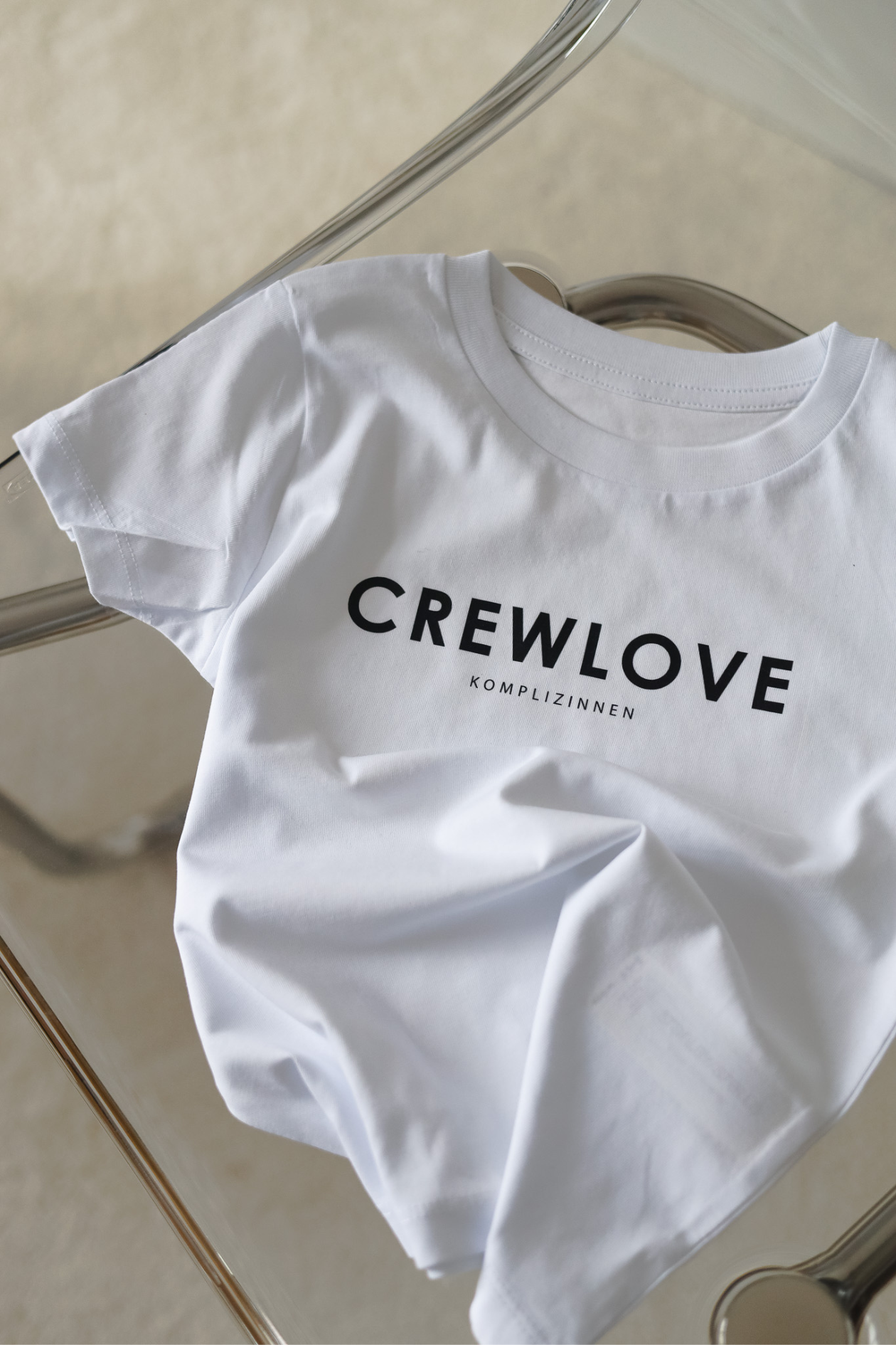 Kids Shirt CREWLOVE white/ black