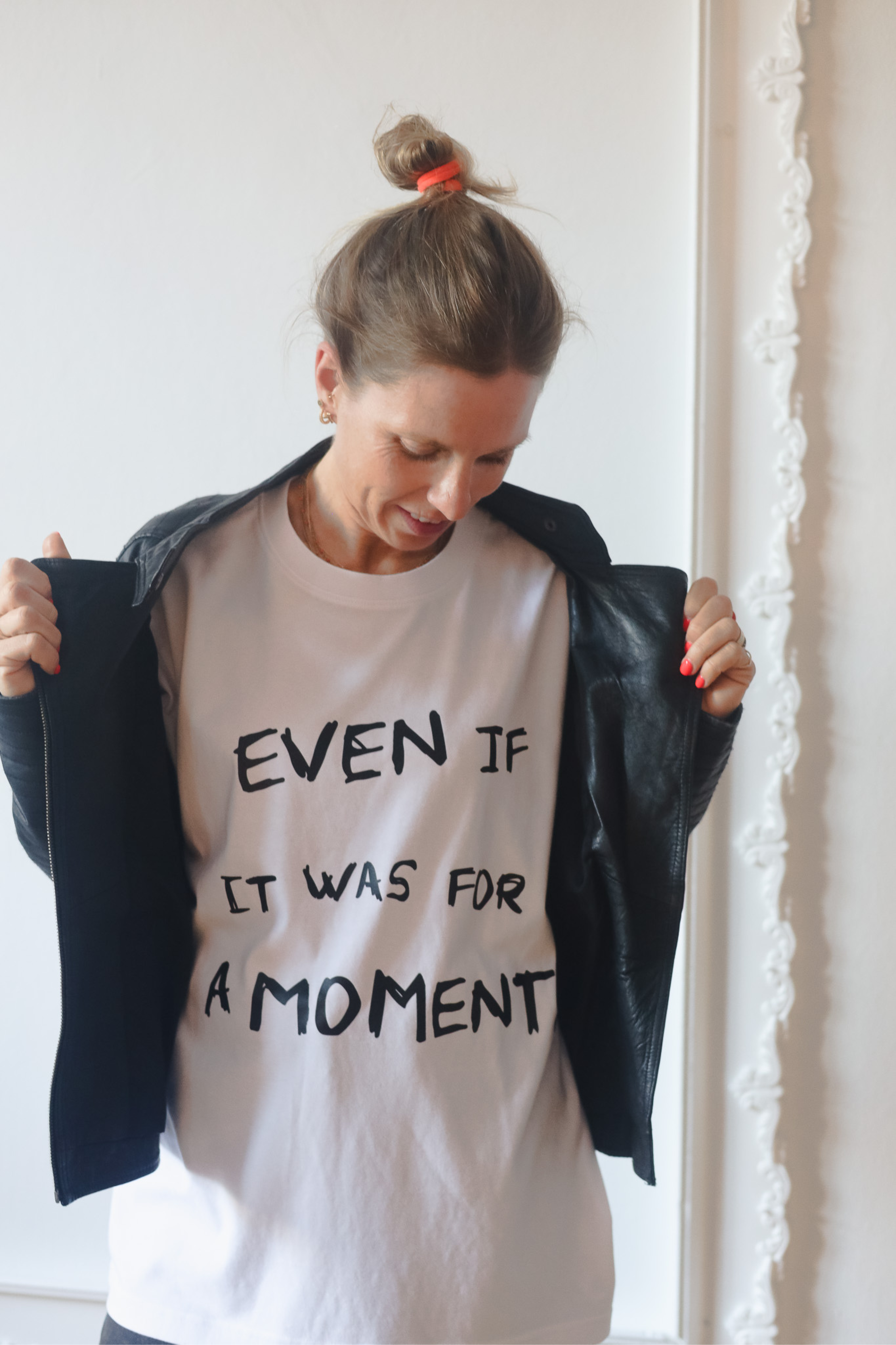 Shirt FOR A MOMENT white/ black