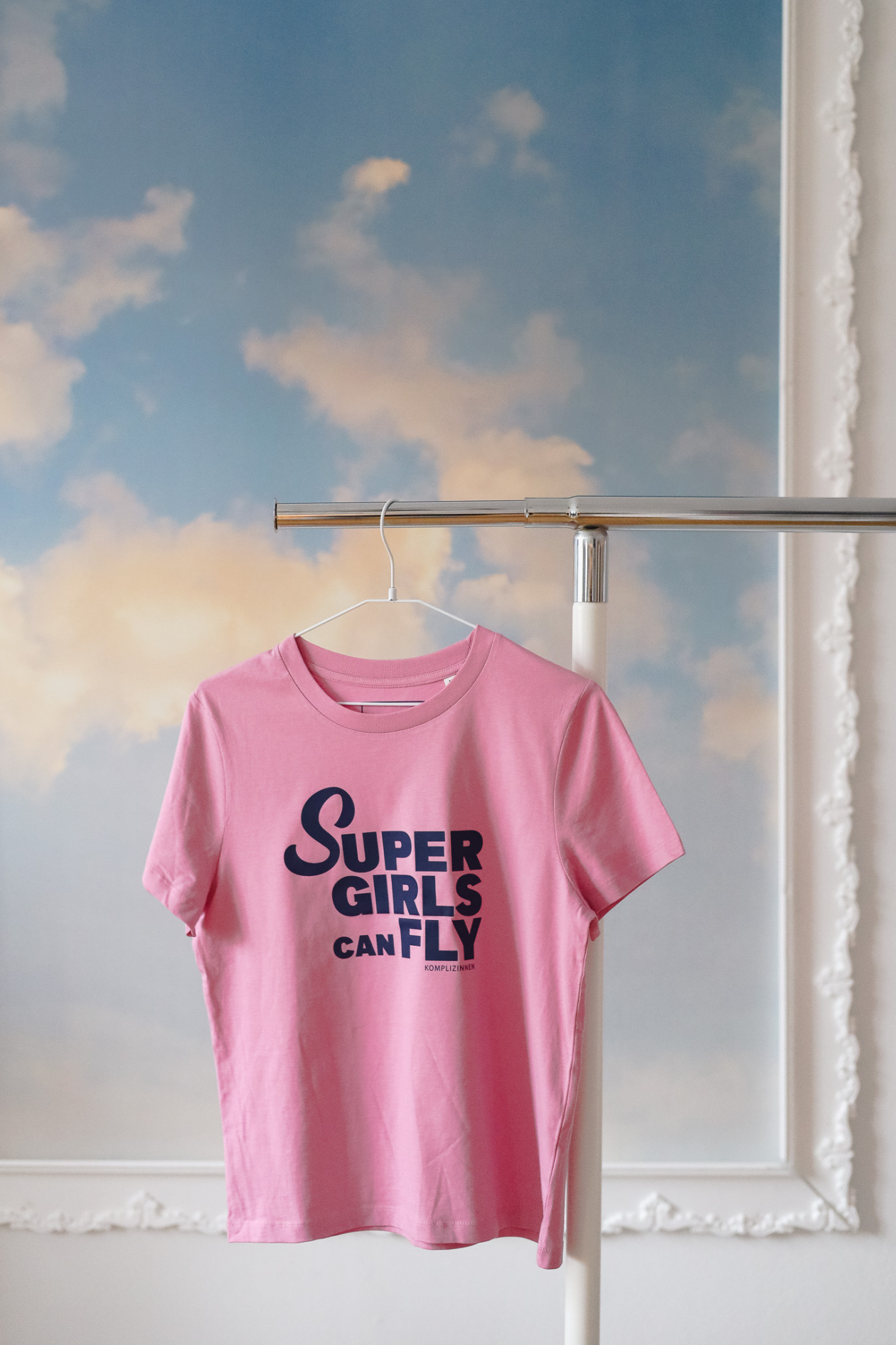 Shirt SUPERGIRL bubble pink/ navy
