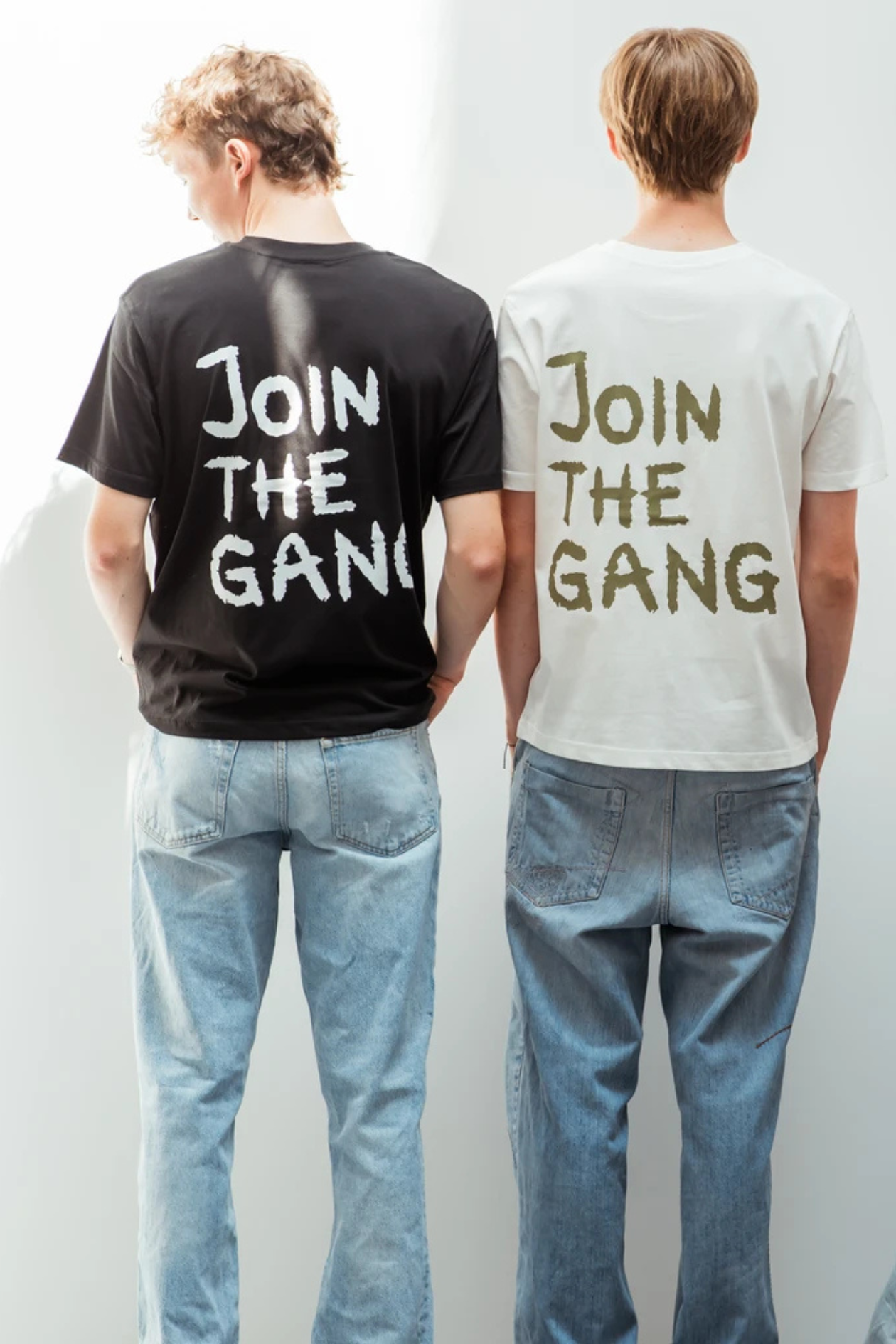 Shirt JOIN THE GANG black/ white