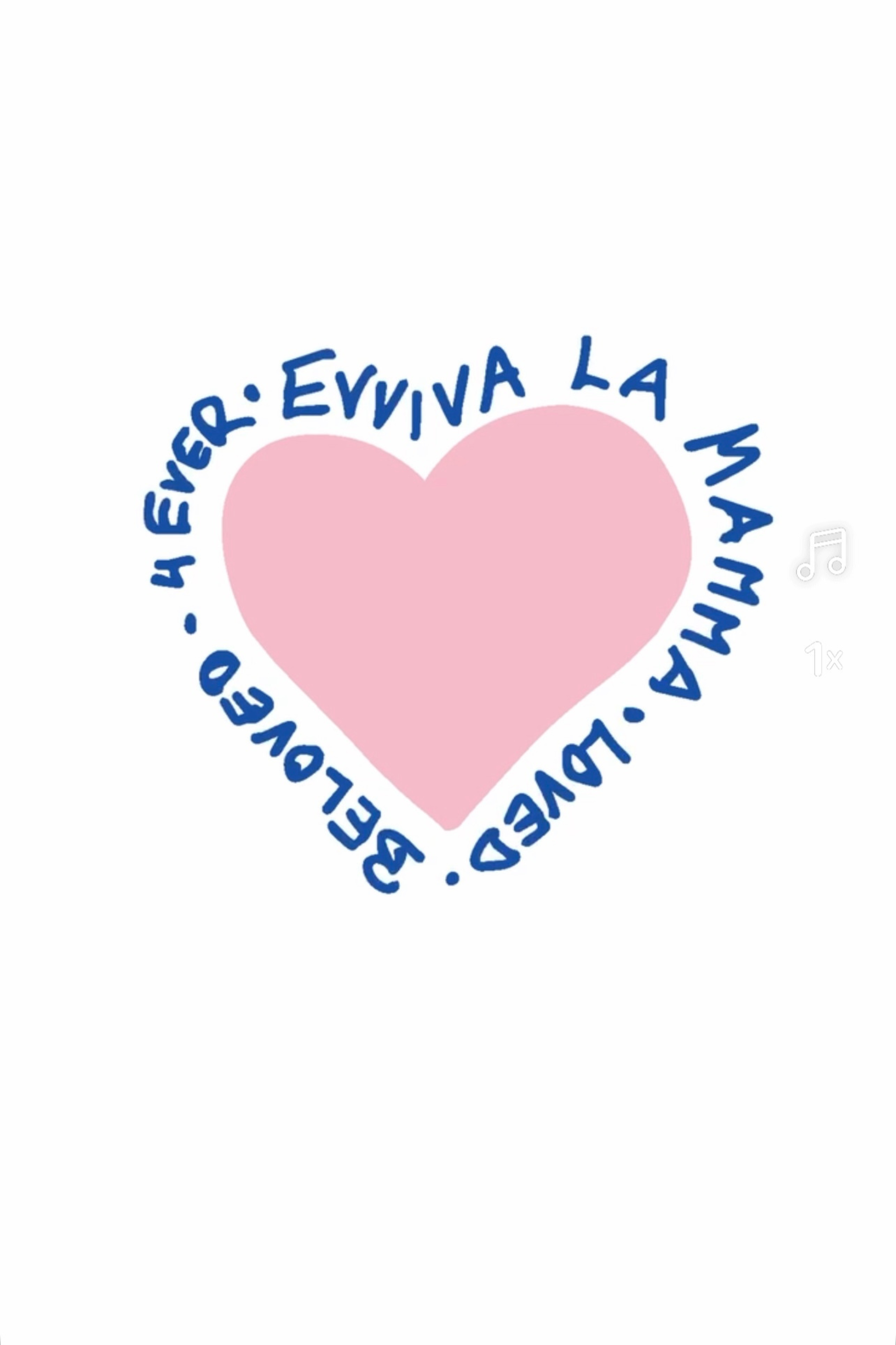 Kids Shirt EVVIVA LA MAMMA white