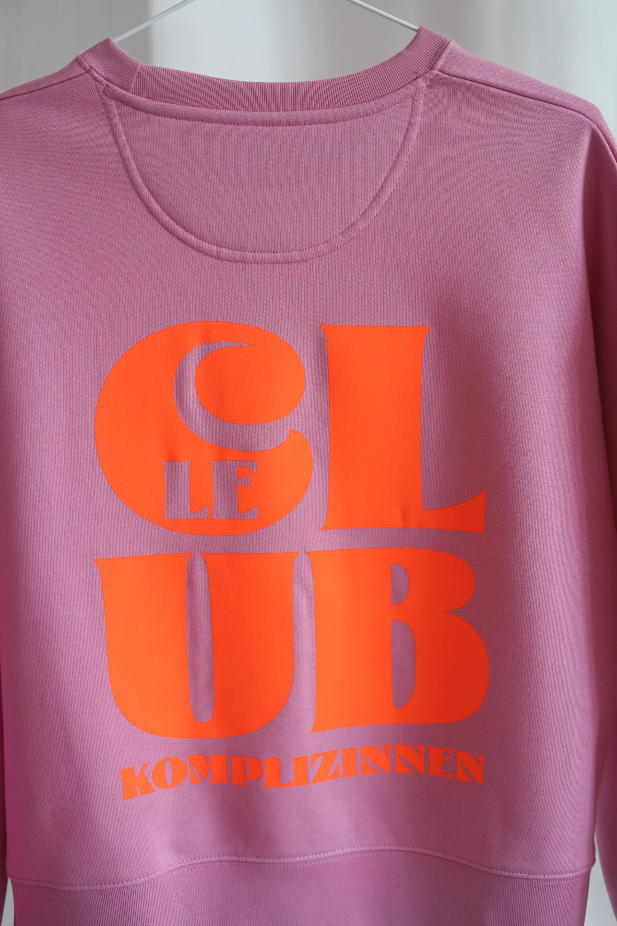 LE CLUB Sweater pink/ neon orange