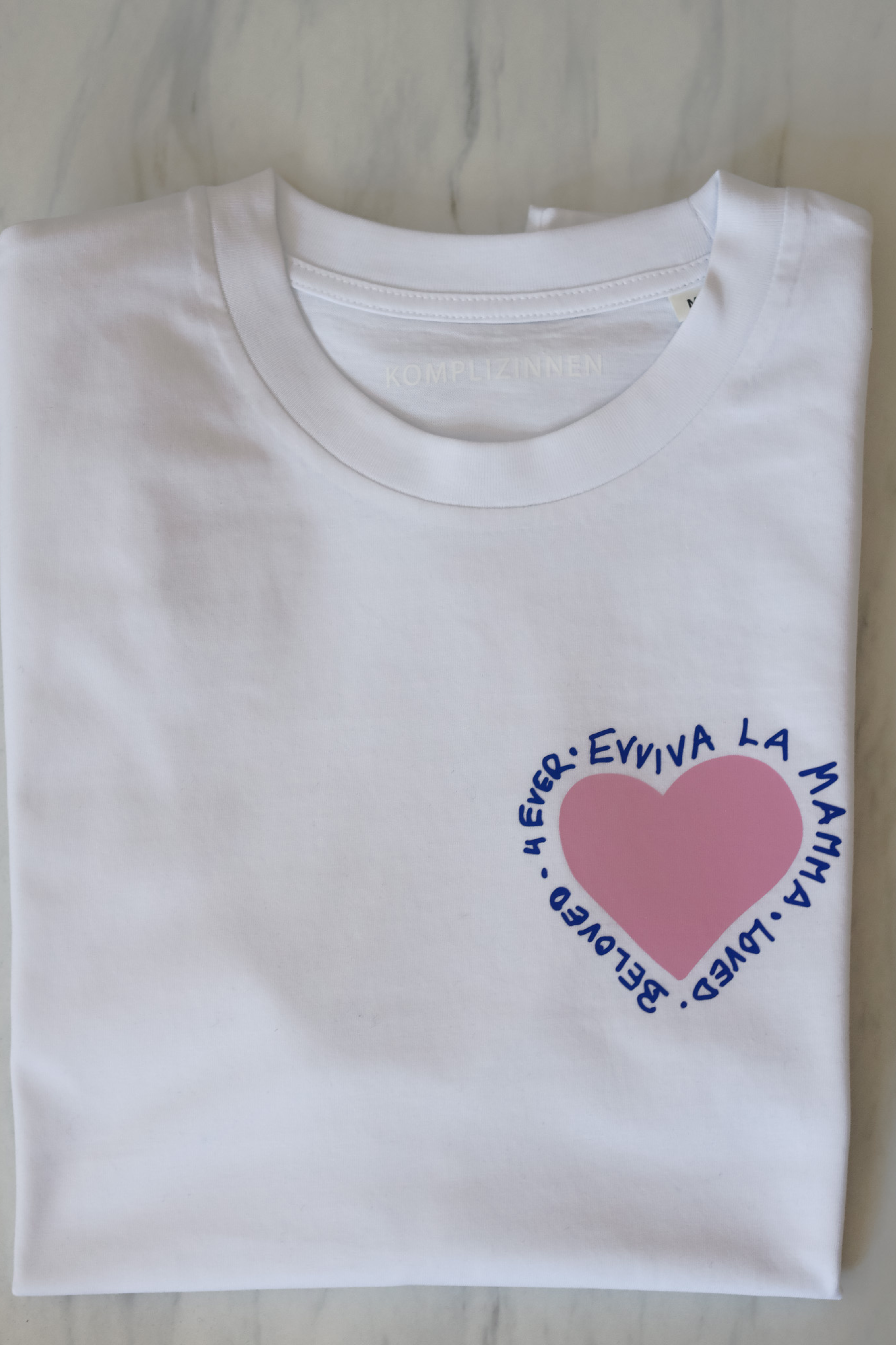 Shirt EVVIVA LA MAMMA white