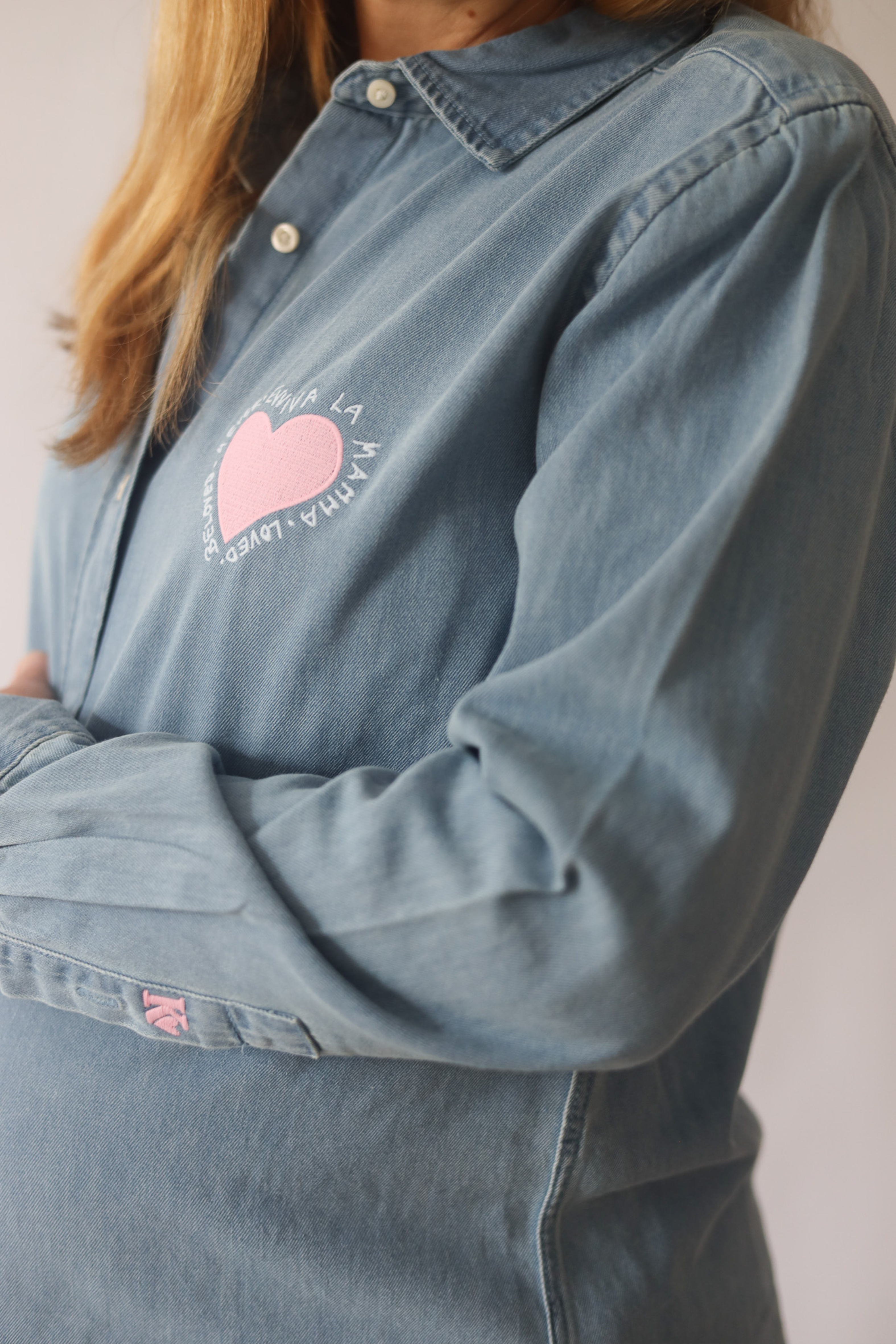 EVVIVA LA MAMMA Denim Hemd