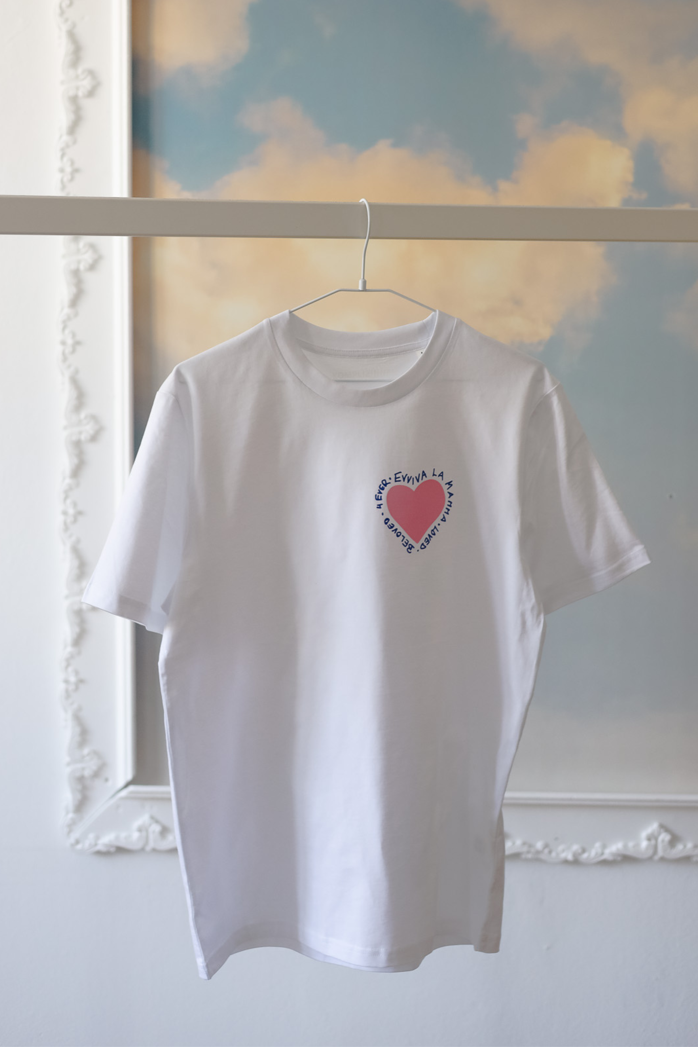 Kids Shirt EVVIVA LA MAMMA white