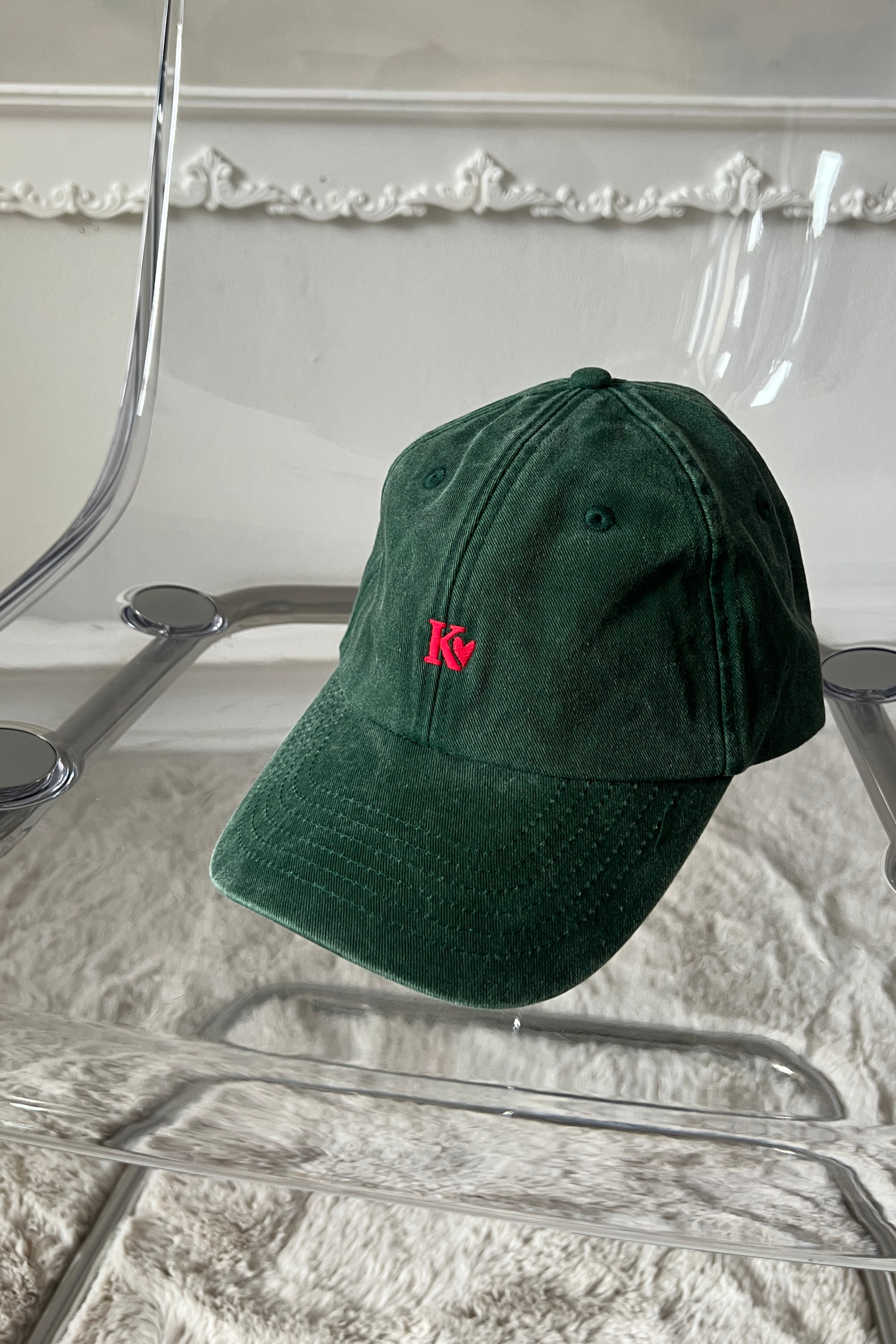 CAP K Love vintage green/ red