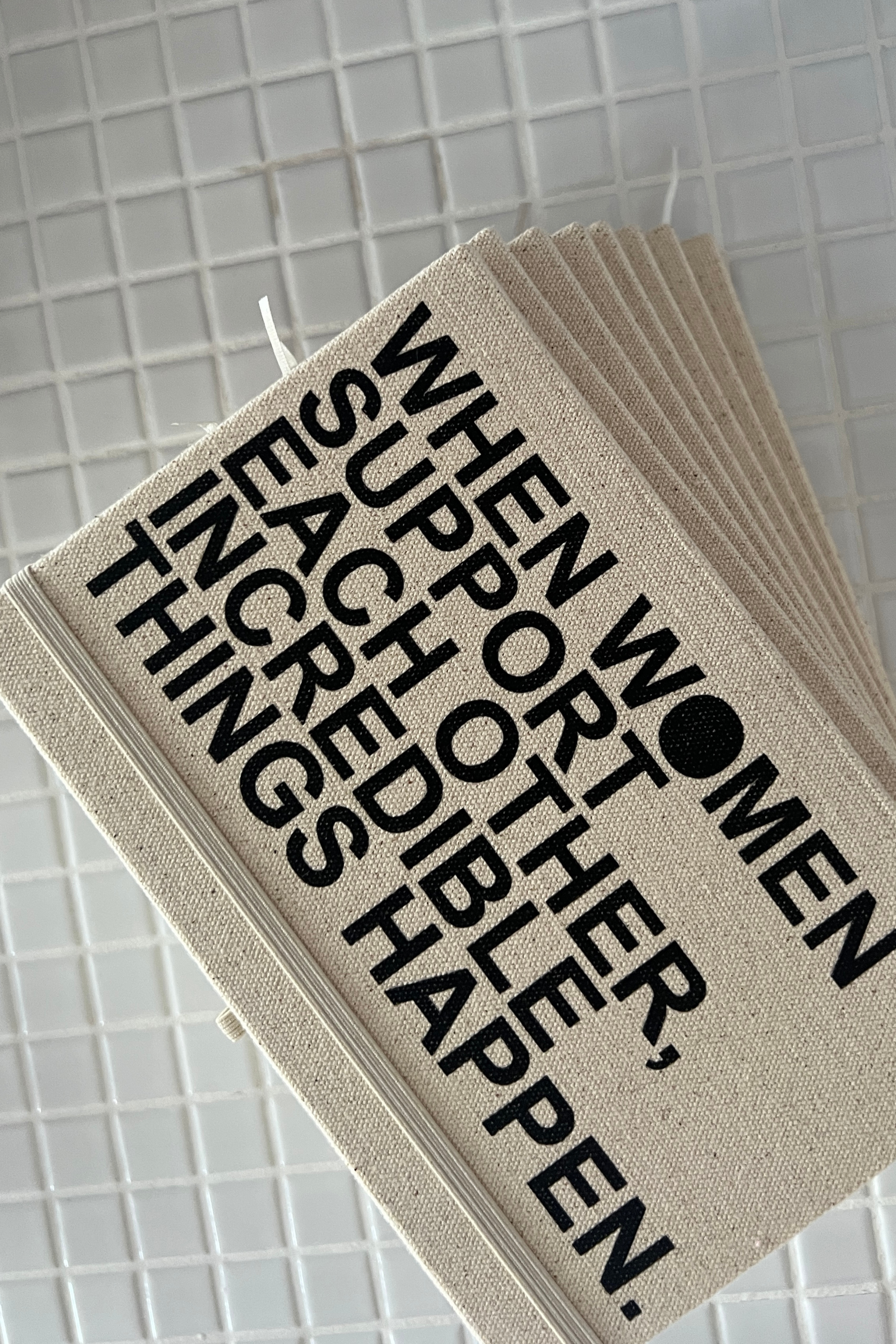 WOMEN Notebook beige