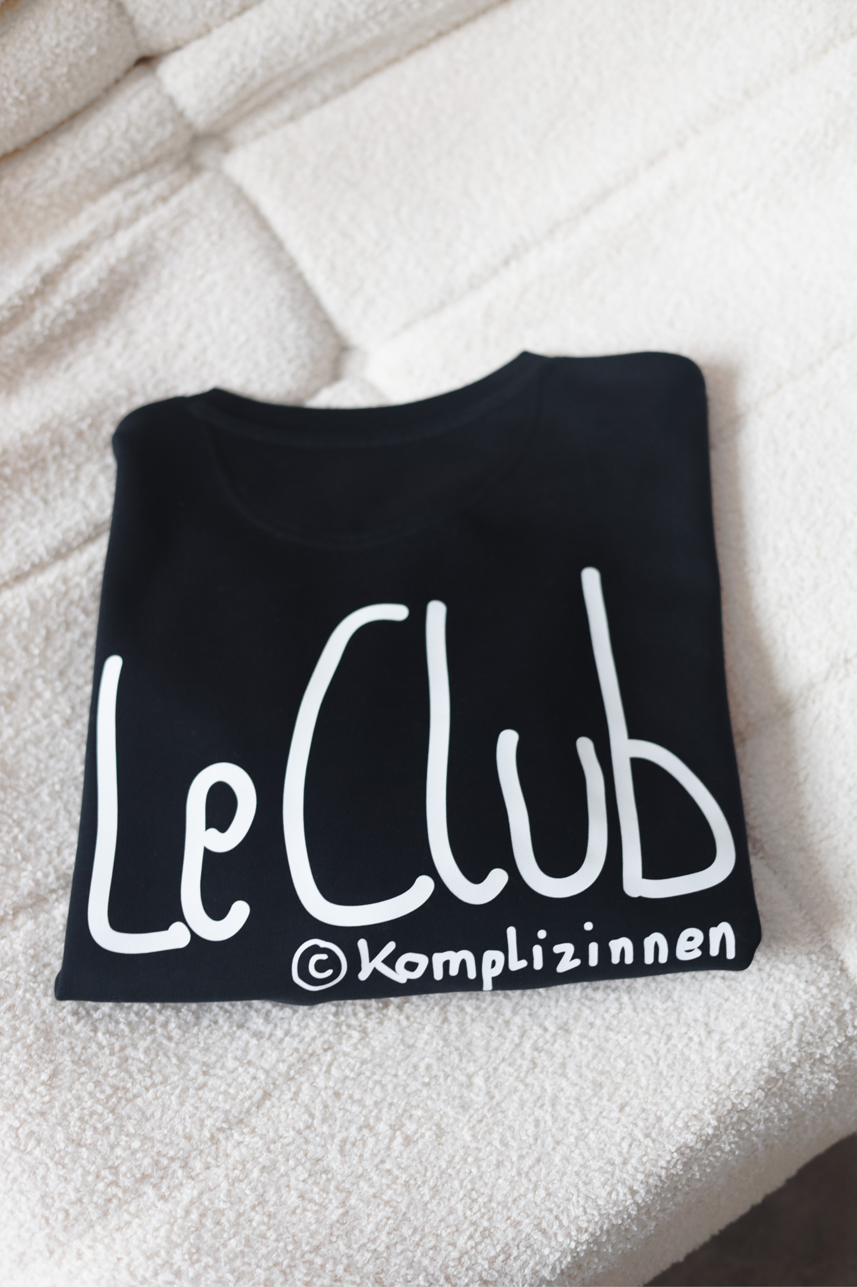 LE CLUB Sweater black/ white