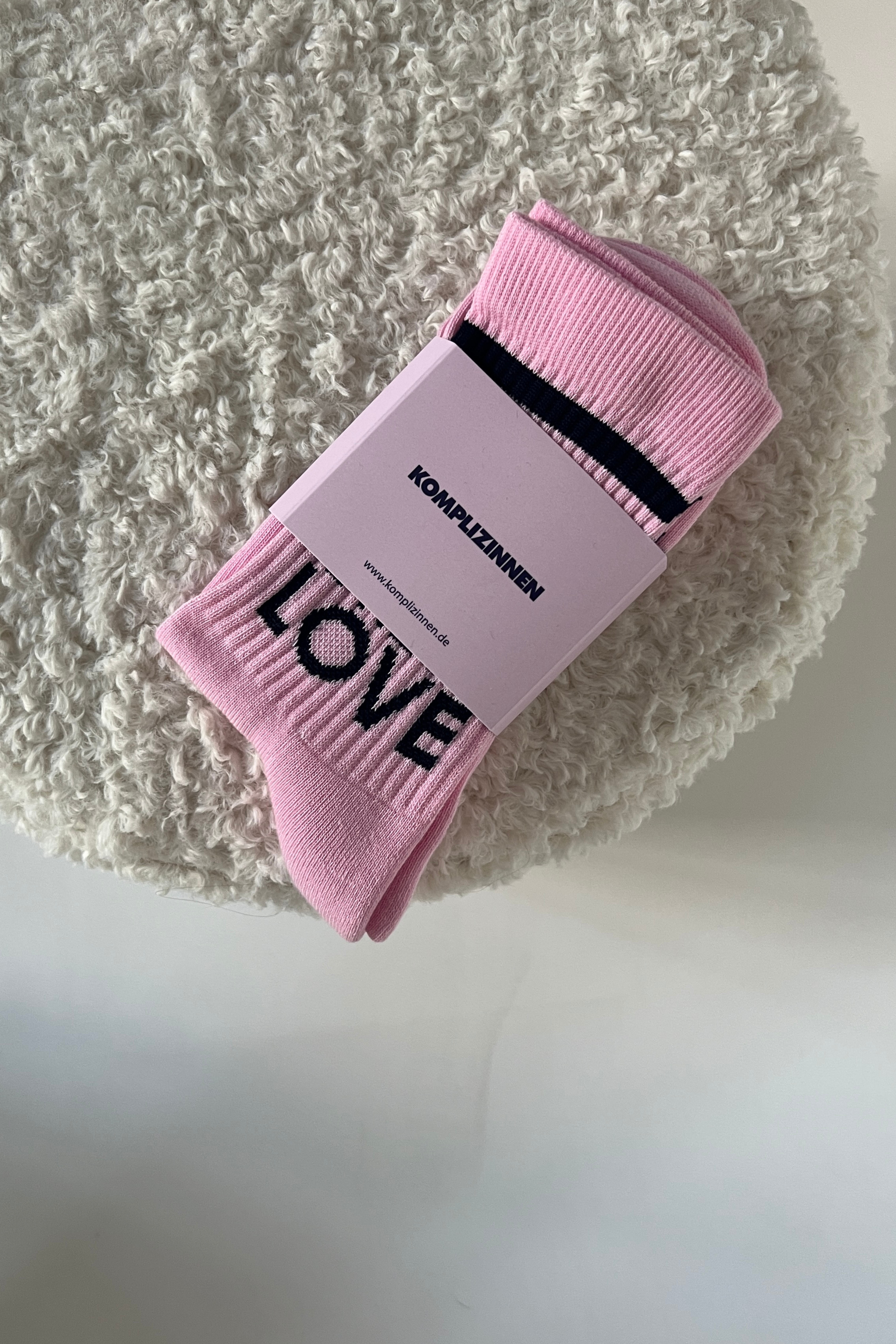 CREWLOVE Socken pink/ navy