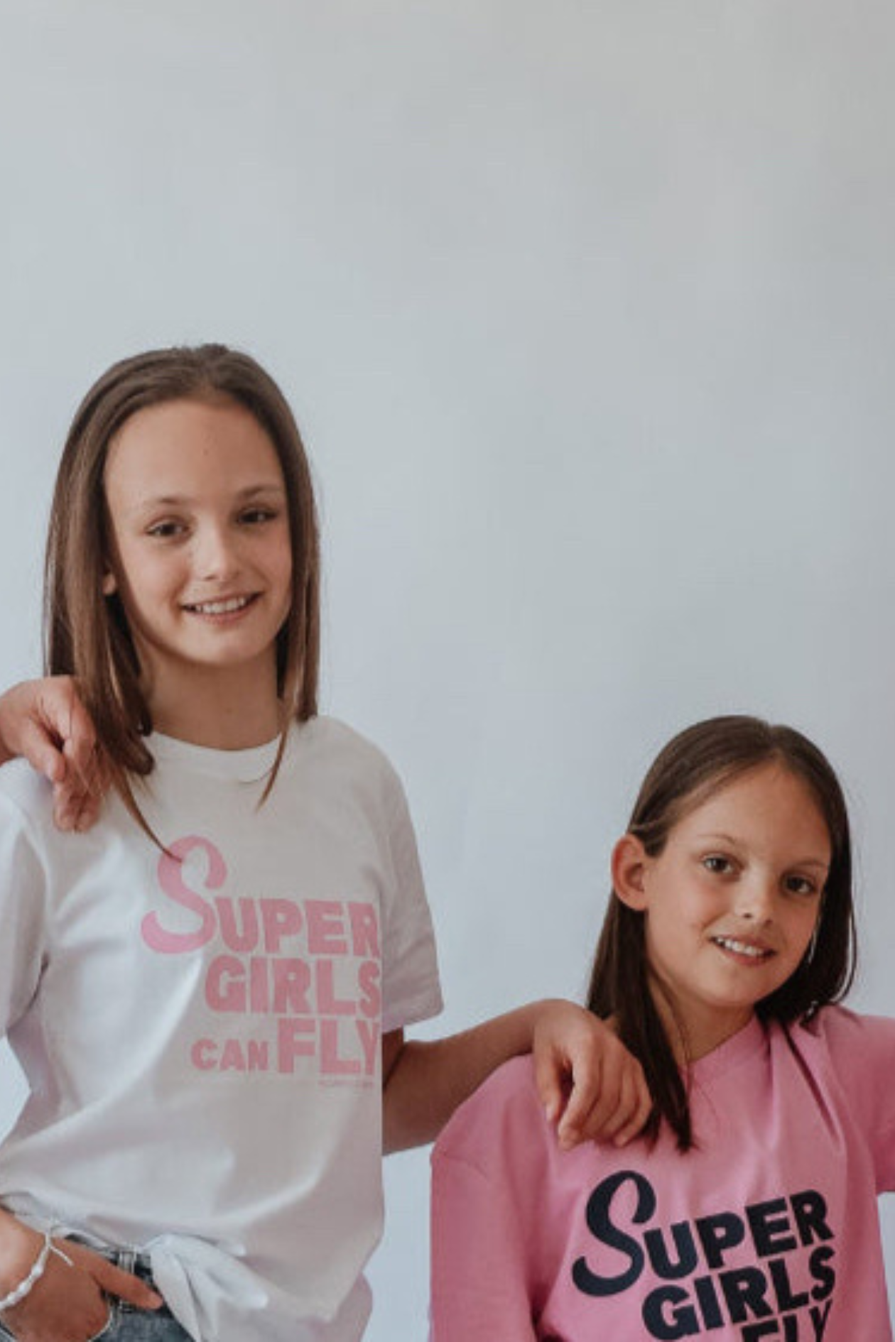 Shirt SUPERGIRL bubble pink/ navy